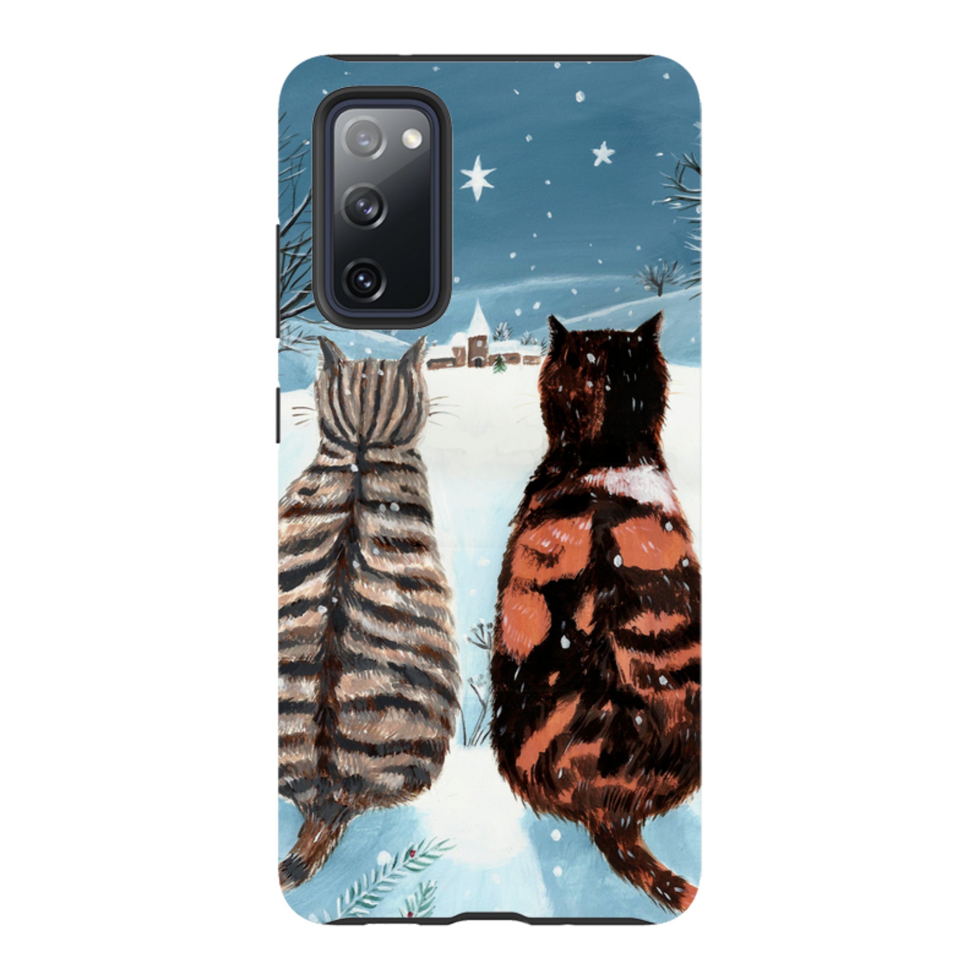 Samsung Tough Case - Cat Xmas By Mary Stubberfield