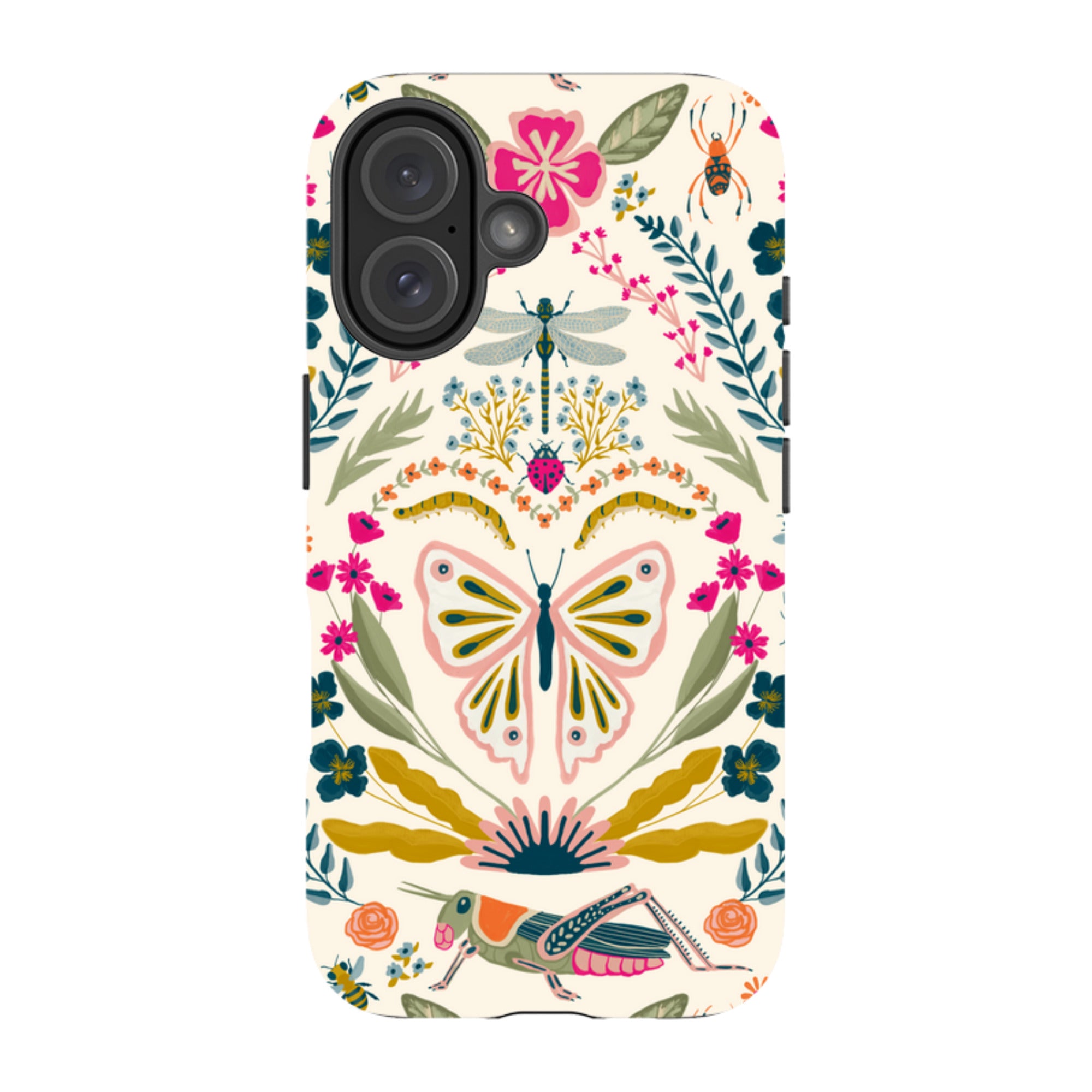 iPhone MagSafe Tough Case - Butterfly Floral By Abby Jacobs