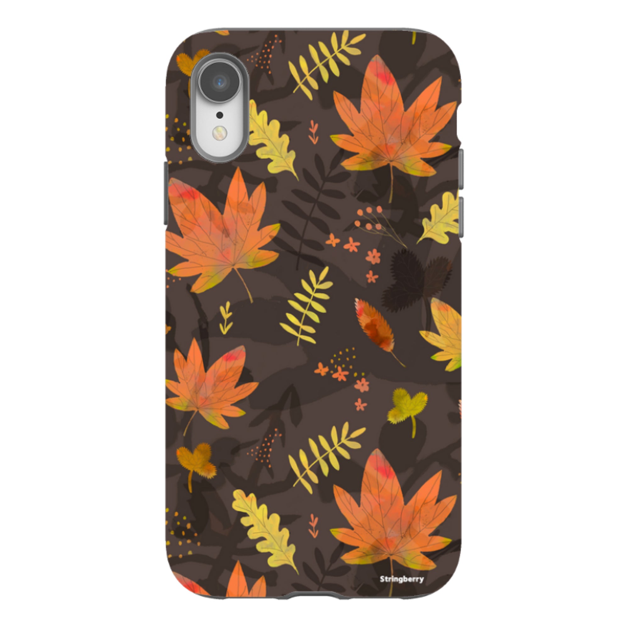 iPhone Tough Case - Autumn Leaves Yellow