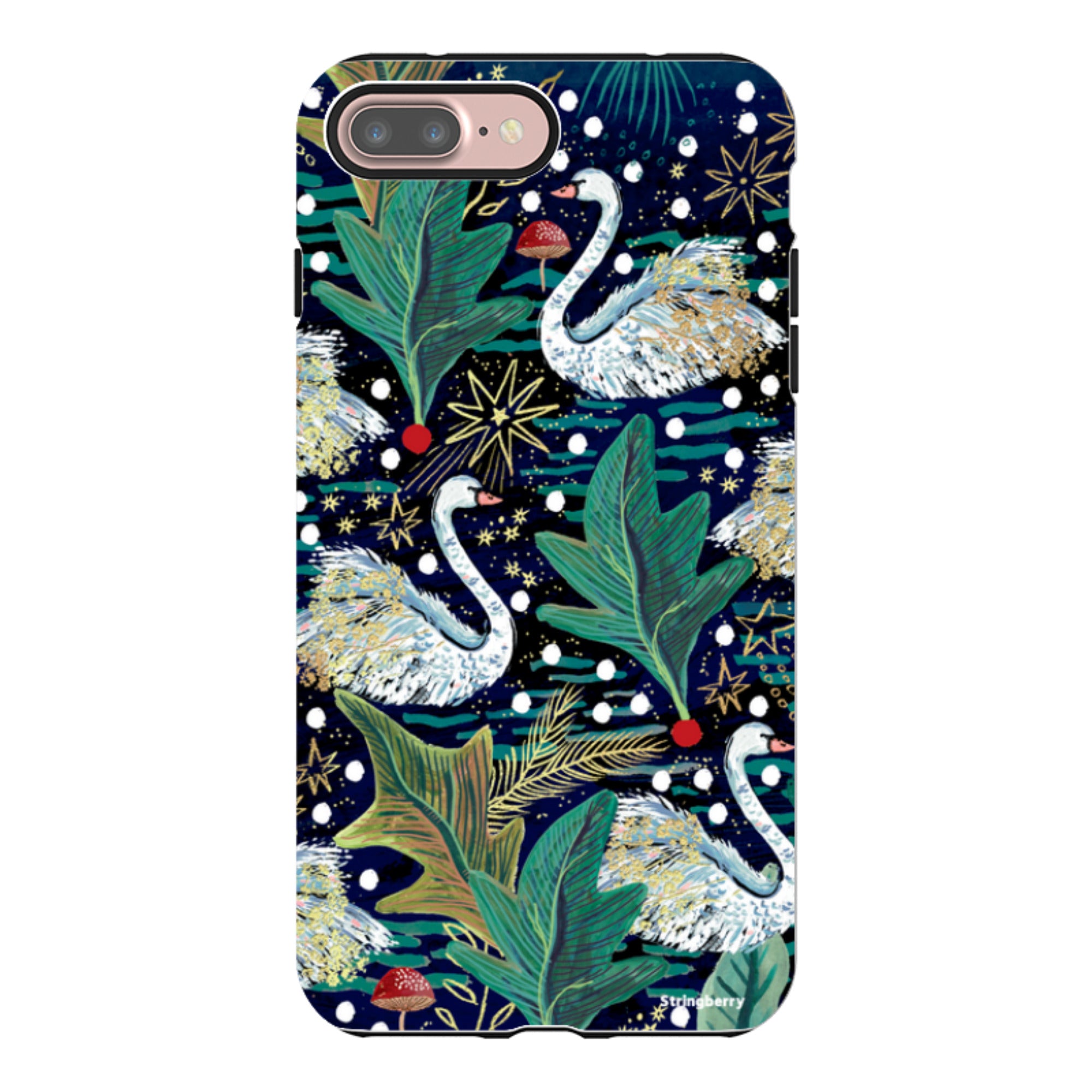 iPhone Tough Case - Swan By Emma Frances Grant
