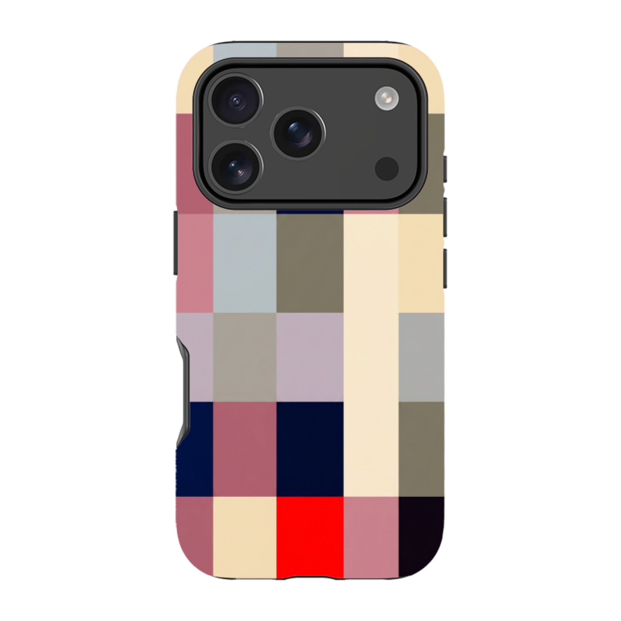 iPhone Tough Case - Retro Plaid