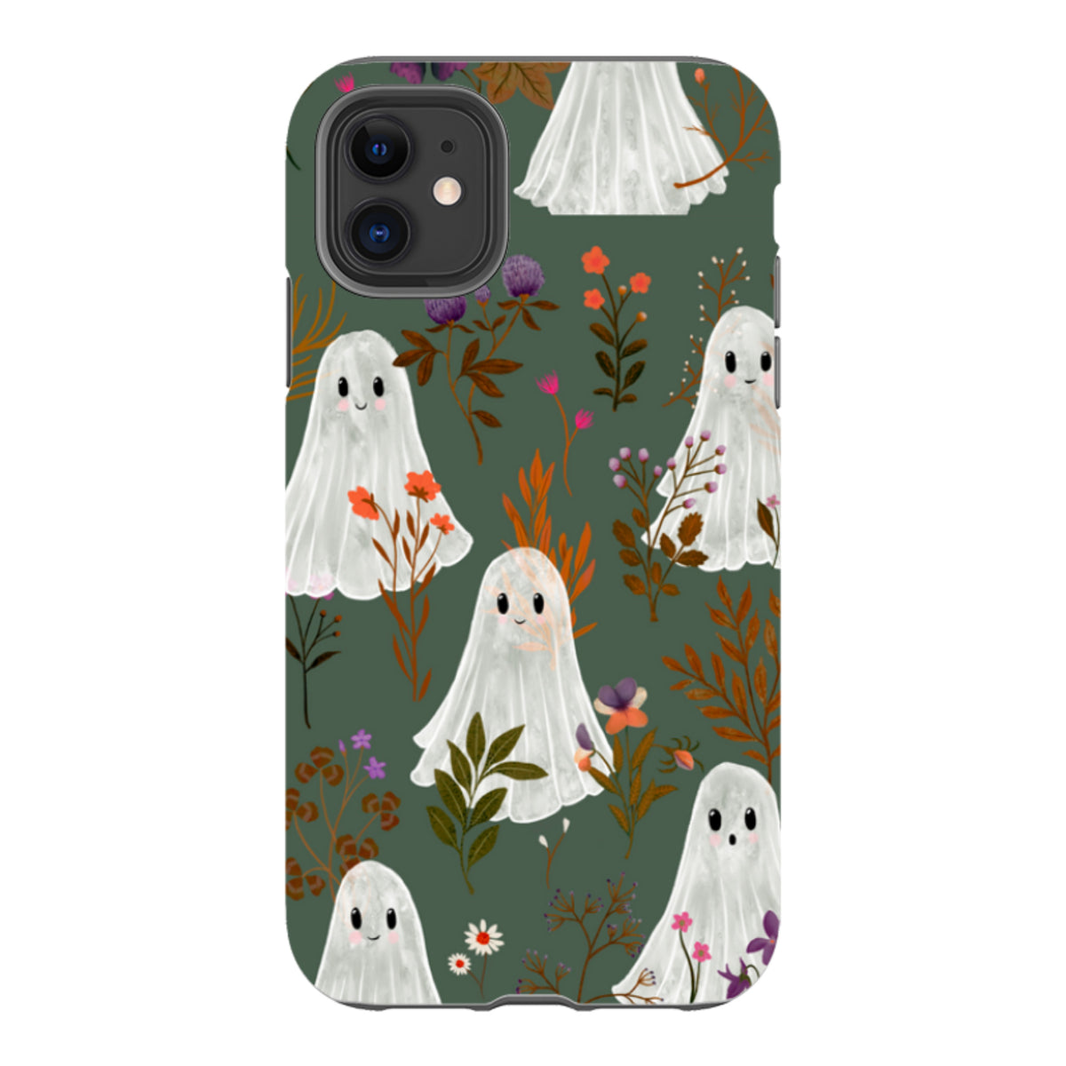 iPhone Tough Case - Ghost in the Garden - Pine By Katherine Quinn