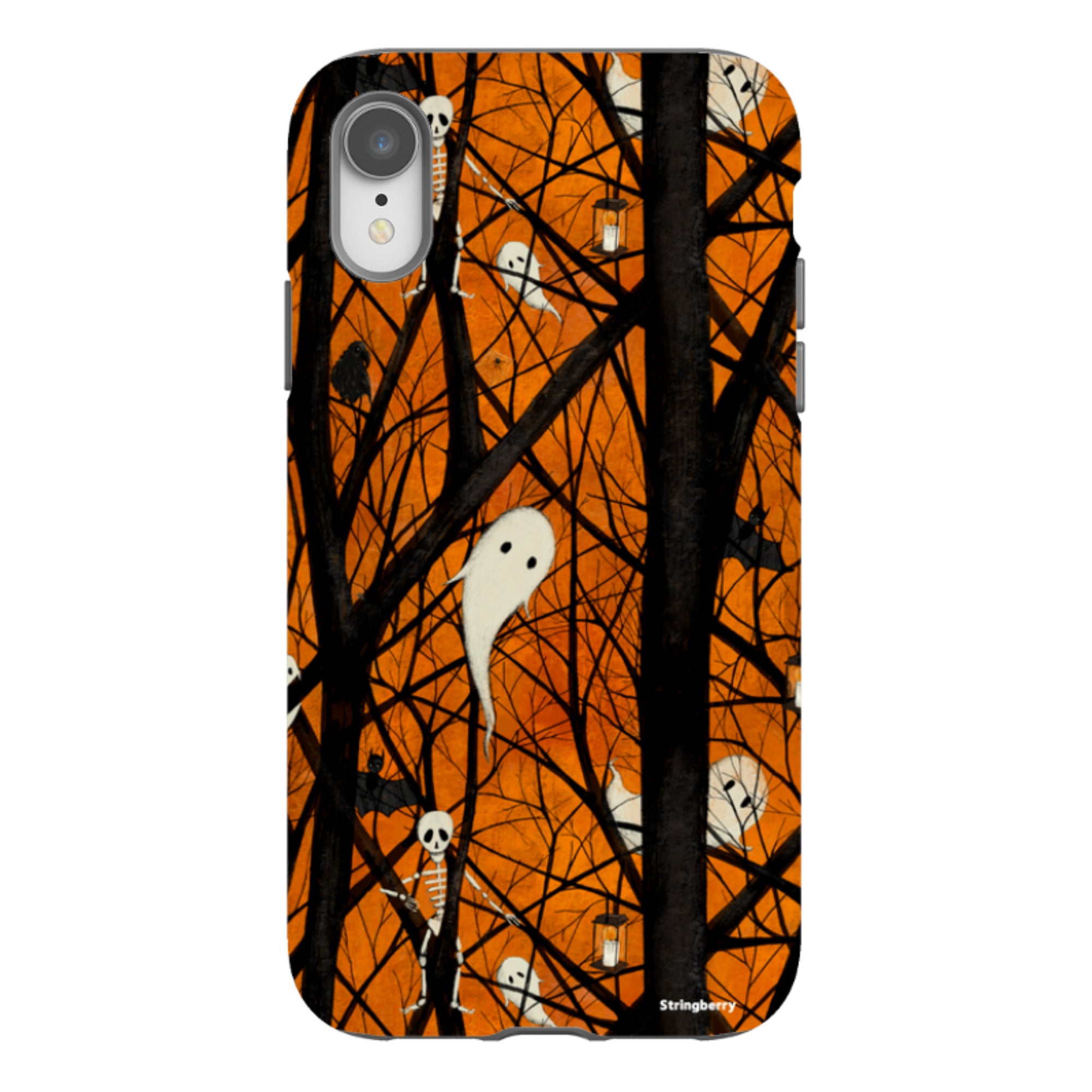 iPhone Tough Case - Halloween Pattern By Maja Lindberg
