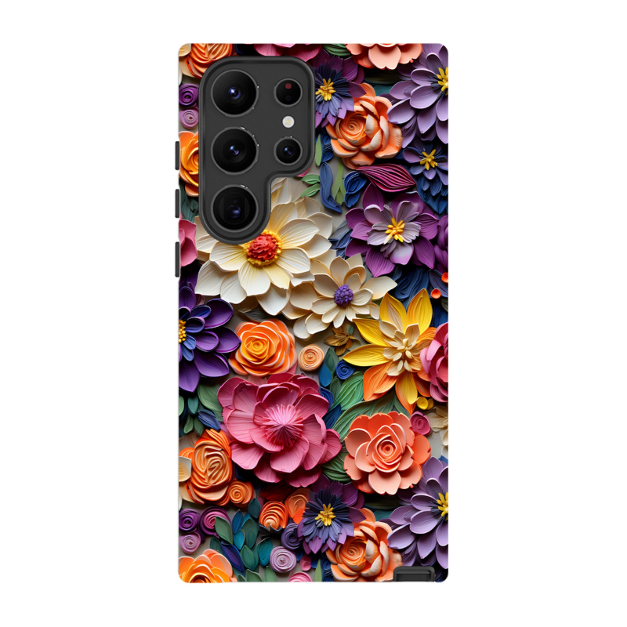 Samsung Tough Case - Violet Floral