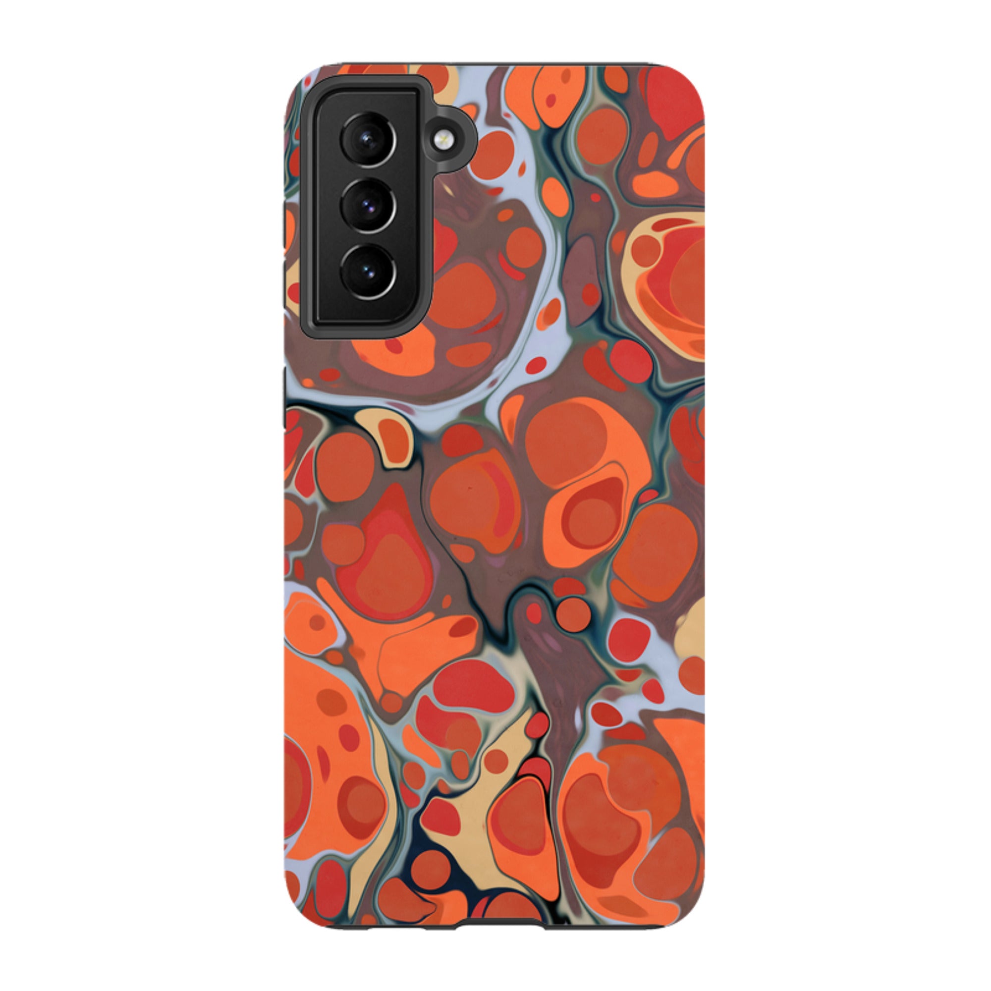 Samsung Tough Case - Flaming Volcano