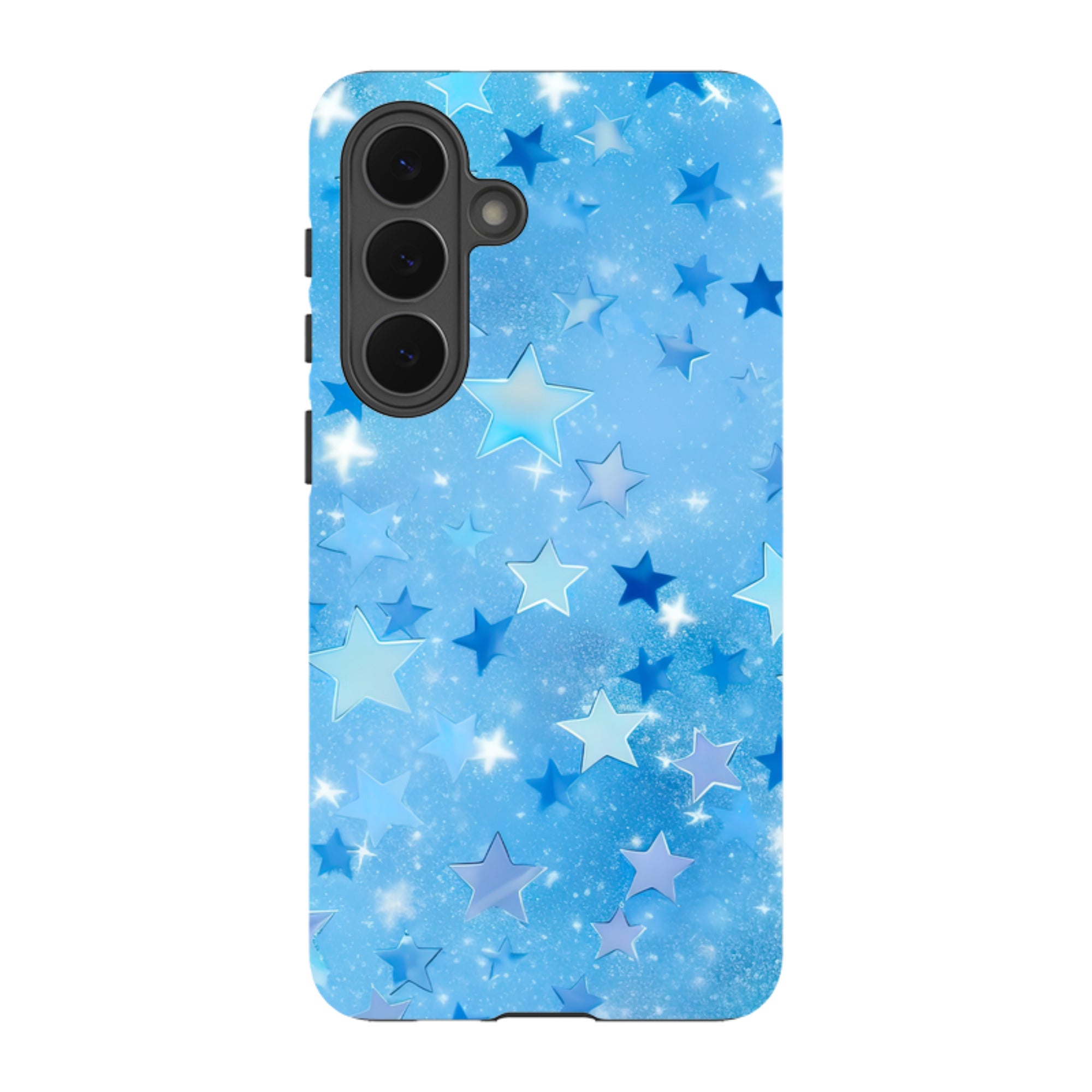 Samsung Tough Case - Blue Stars II  (Case Does Not Glitter)