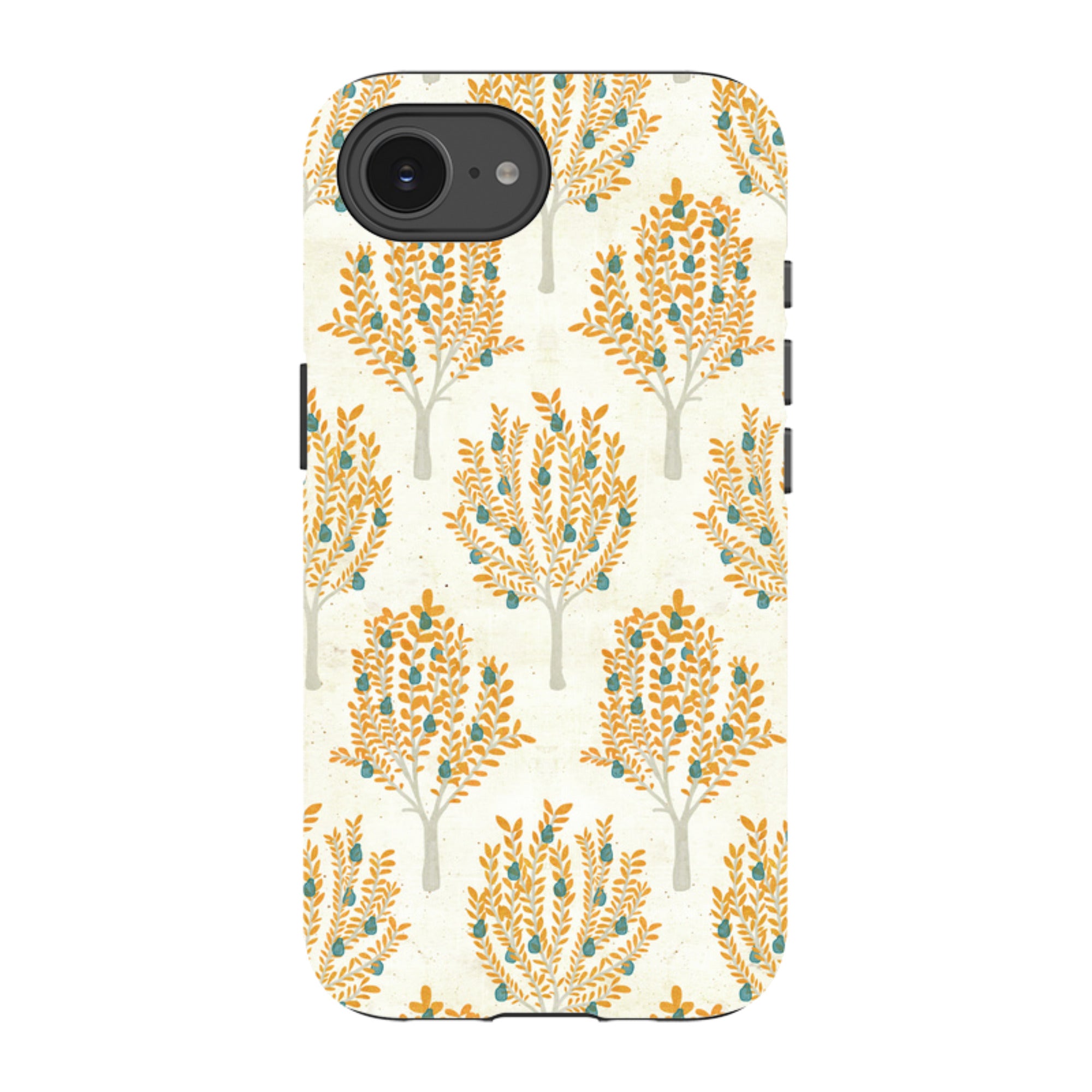 iPhone Tough Case - Pear Trees Cream By Katherine Quinn