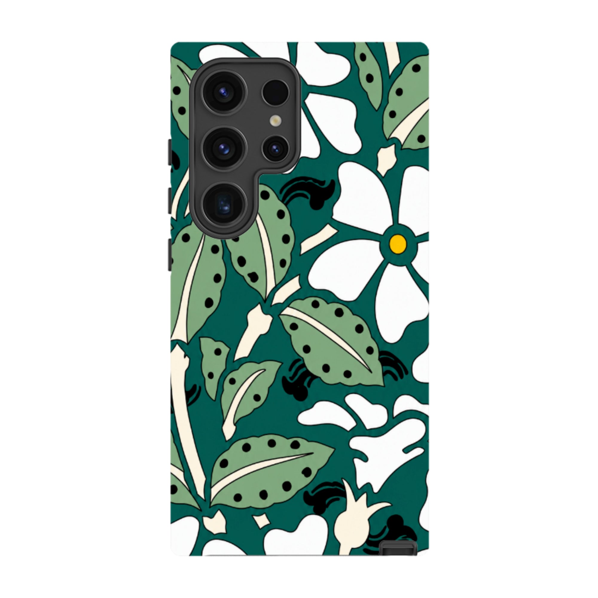 Samsung Tough Case - Vintage Woodblock Print