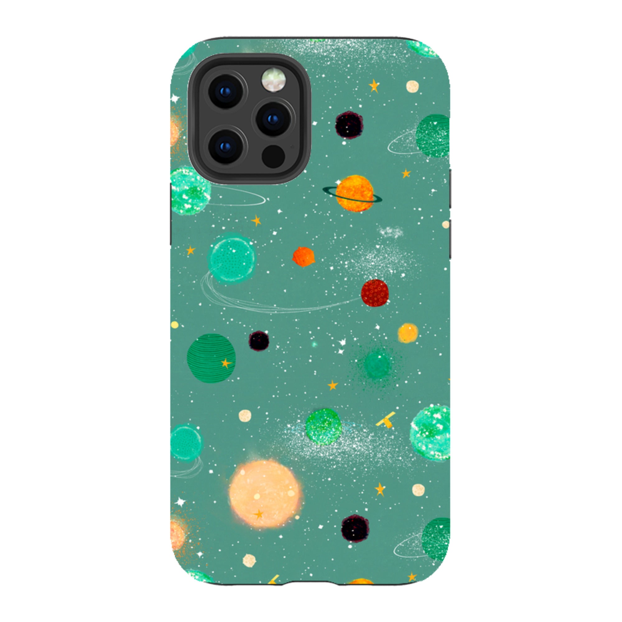iPhone Tough Case - Far Far Away Green By Katherine Quinn