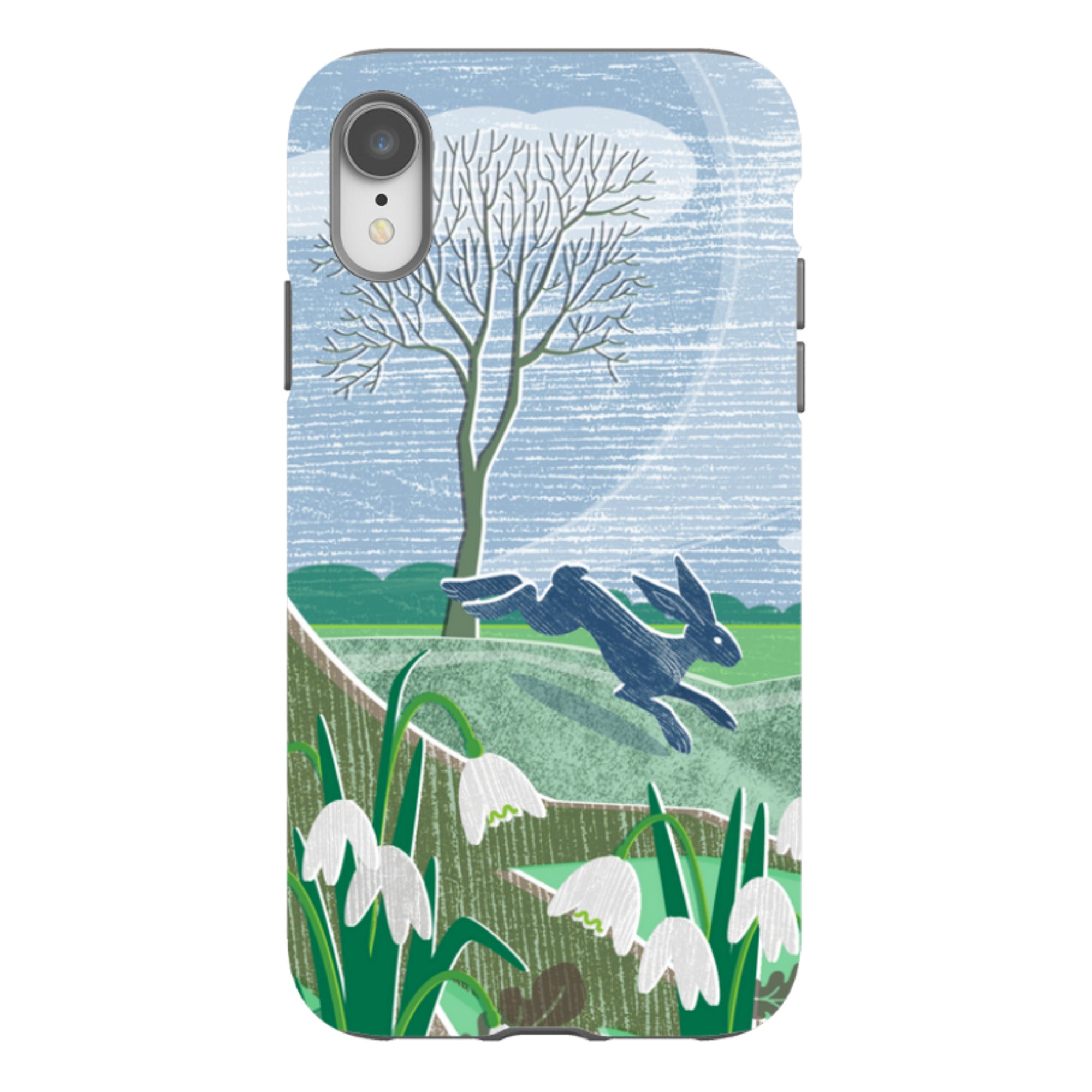 iPhone Tough Case - Snowdrops And Hare By Liane Payne