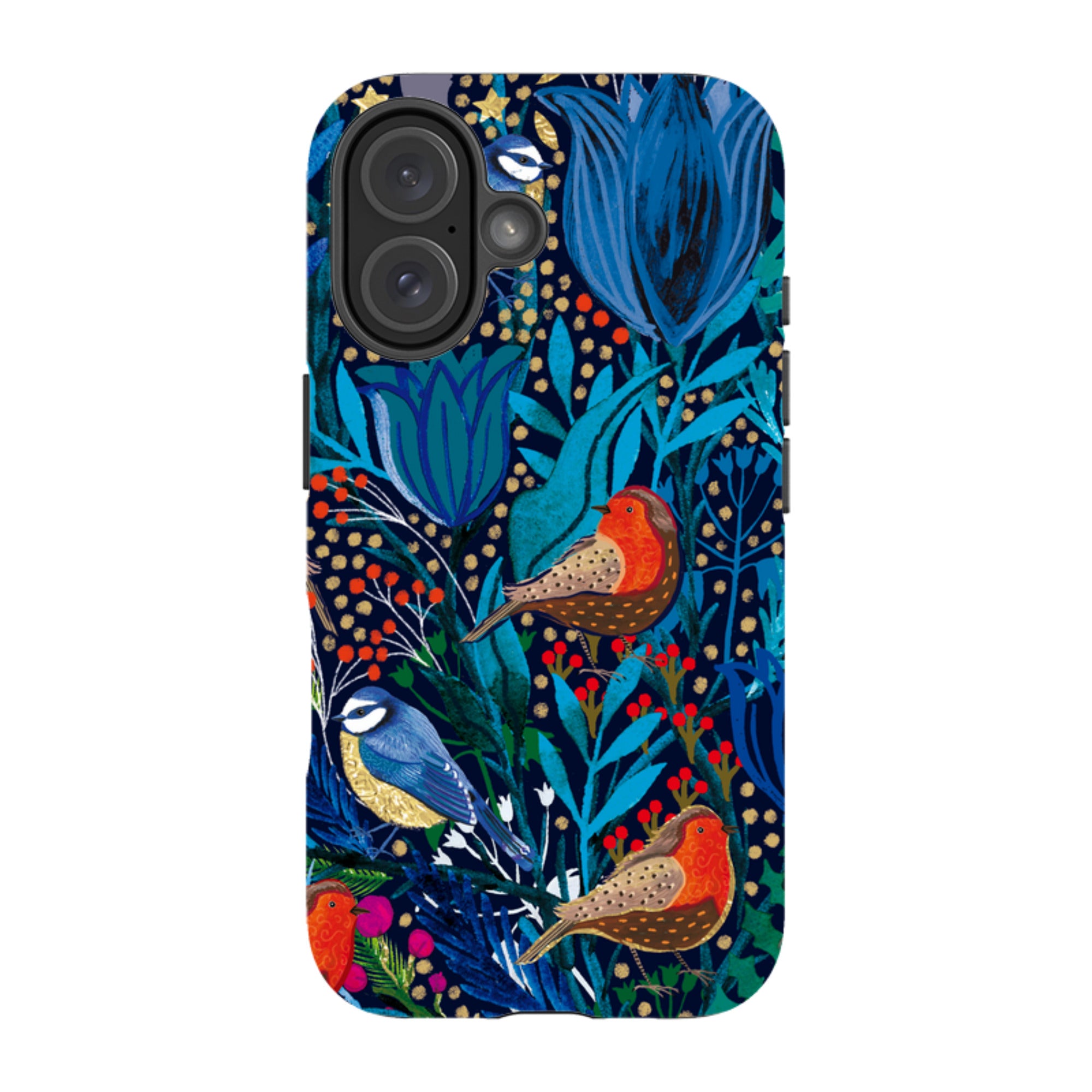 iPhone MagSafe Tough Case - Xmas Robin IV By Emma Frances Grant