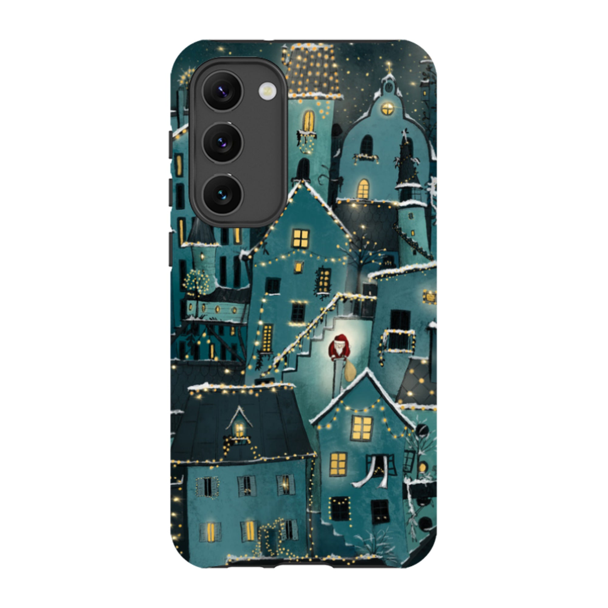 Samsung Tough Case - Citywinkles Blue By Maja Lindberg