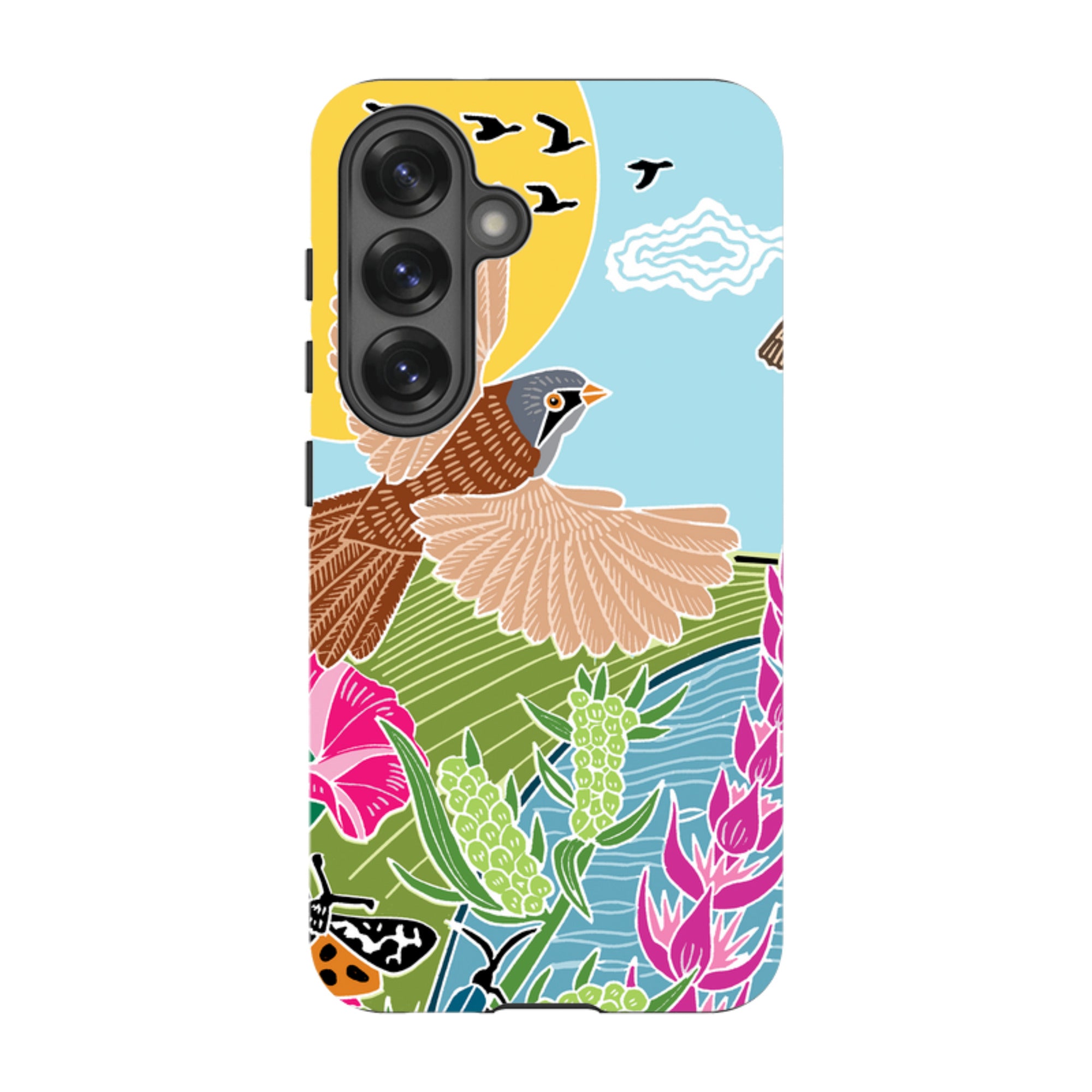 Samsung Tough Case - Bearded Tits By Kate Heiss