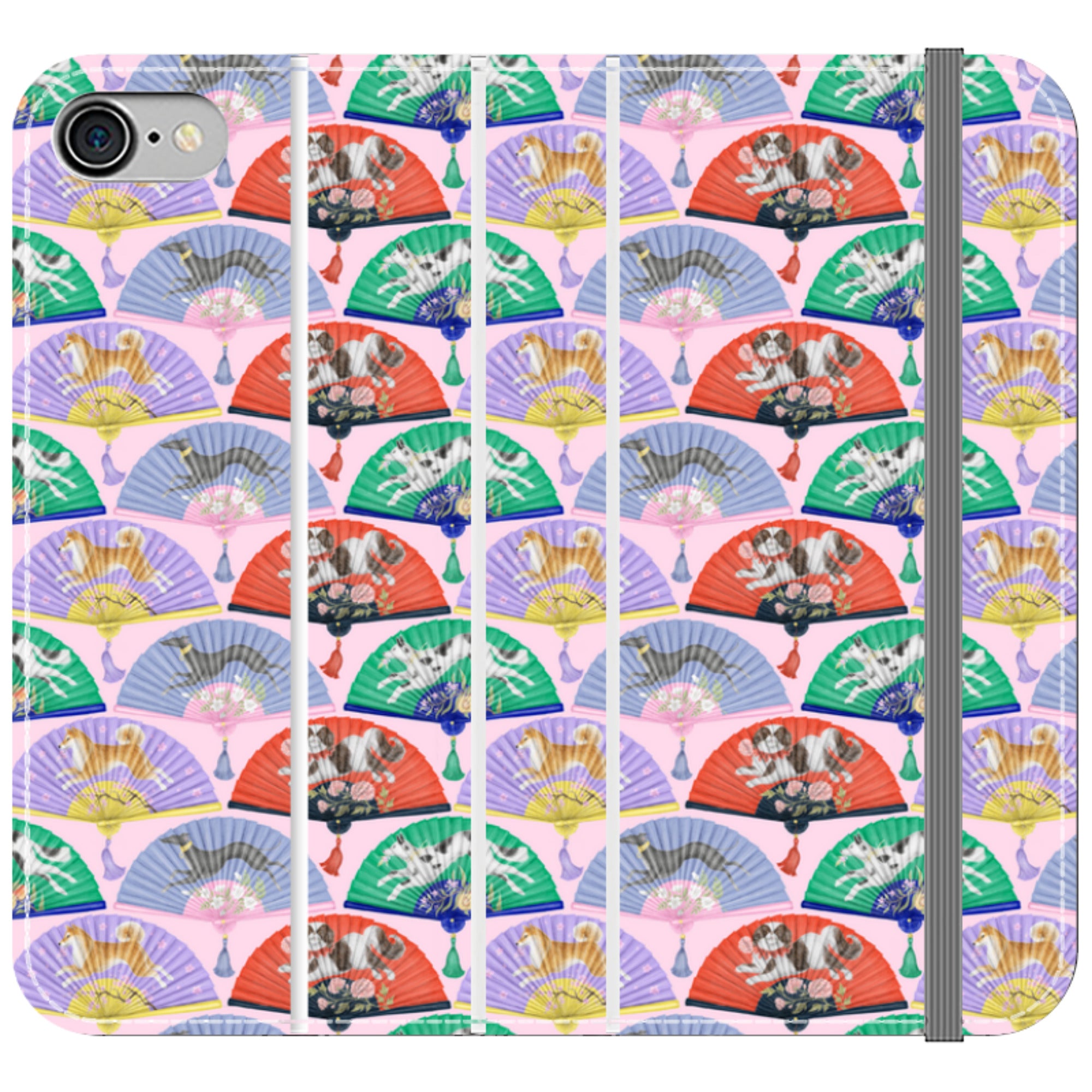 Dog Fan Wallet Case By Catherine Rowe