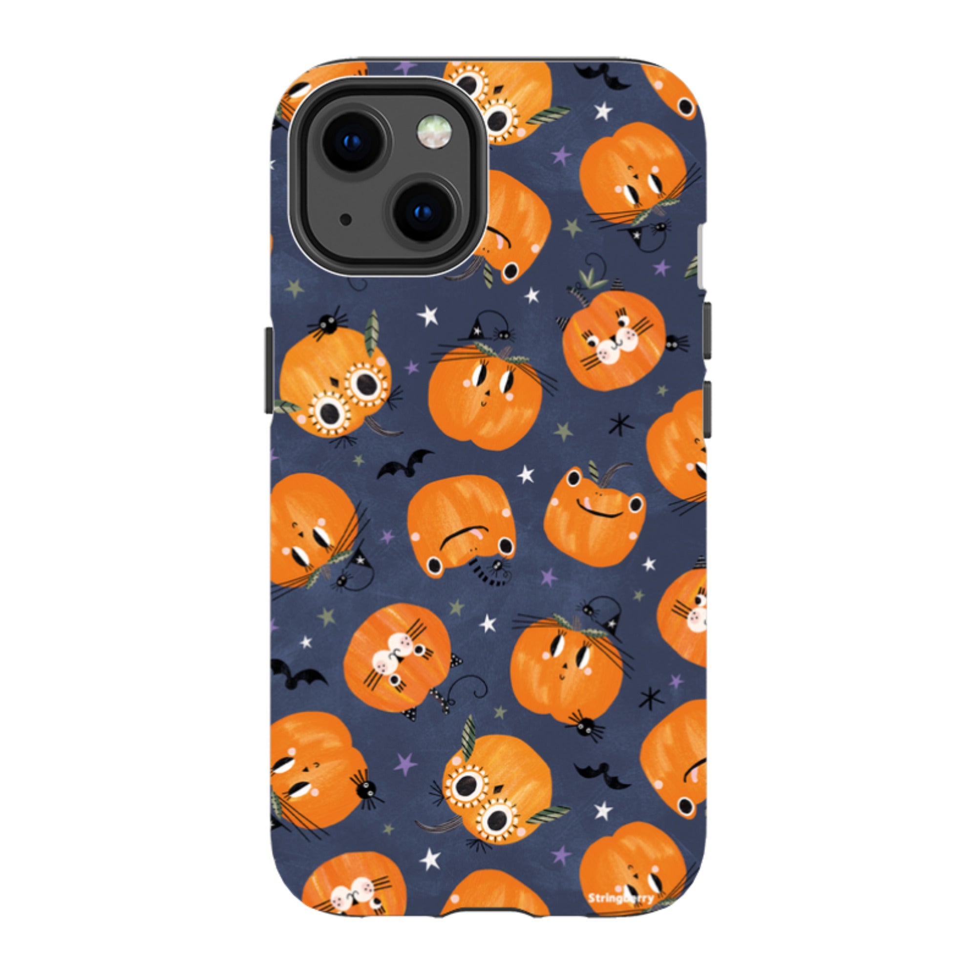 iPhone Tough Case - Halloween Pumpkin Dark By Ali Brookes