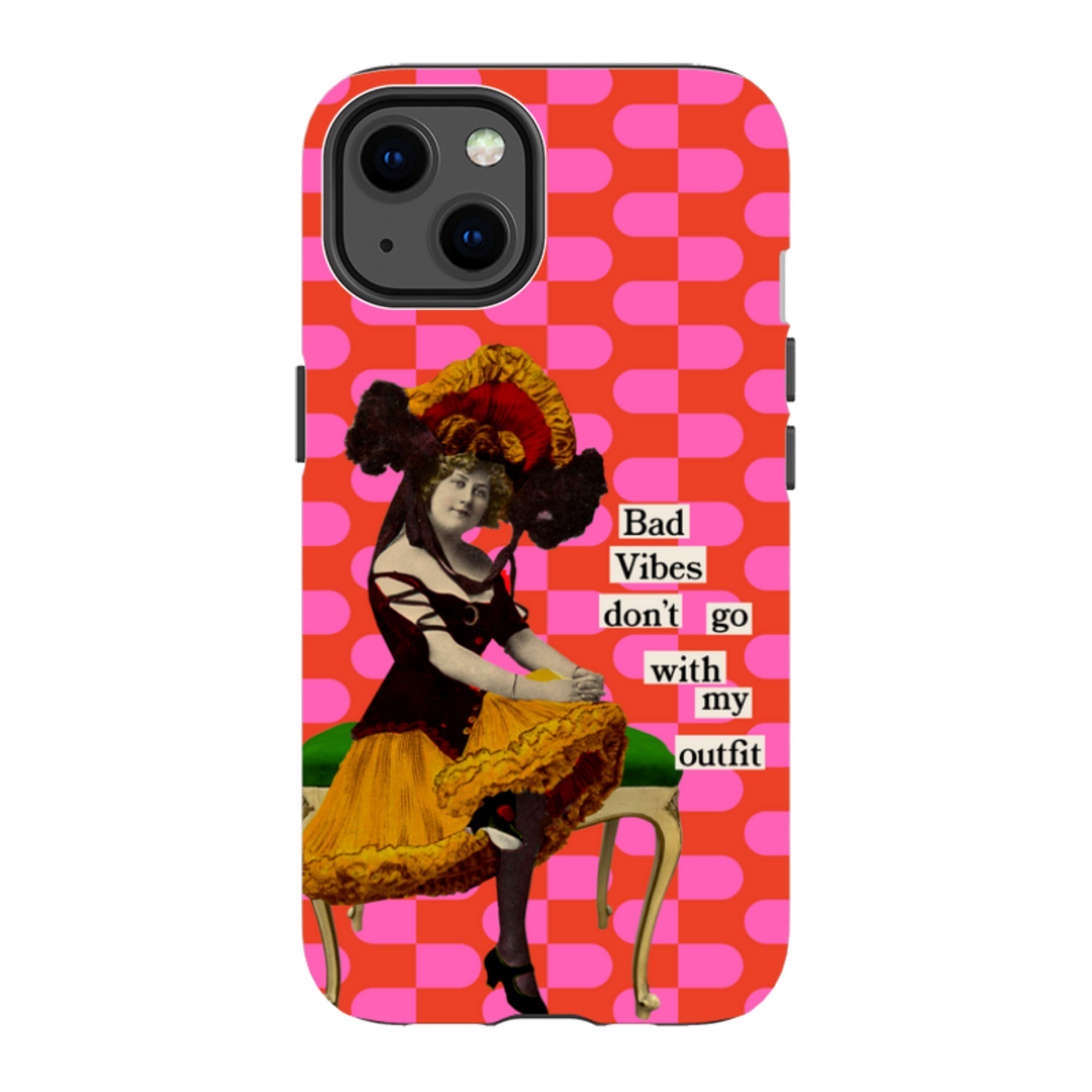iPhone Tough Case - Bad Vibes By Clare Jordan