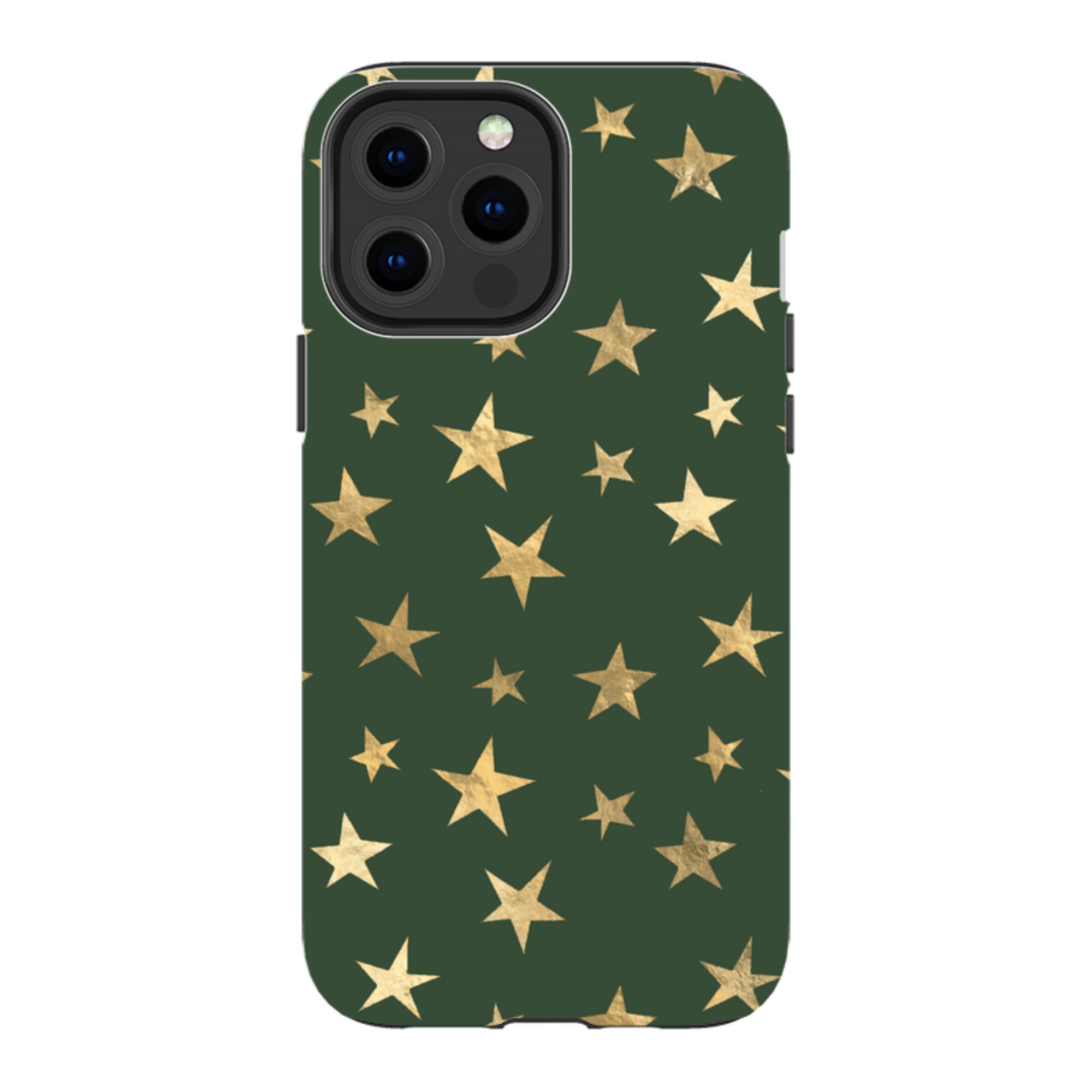 iPhone MagSafe Tough Case - Green and Gold Stars