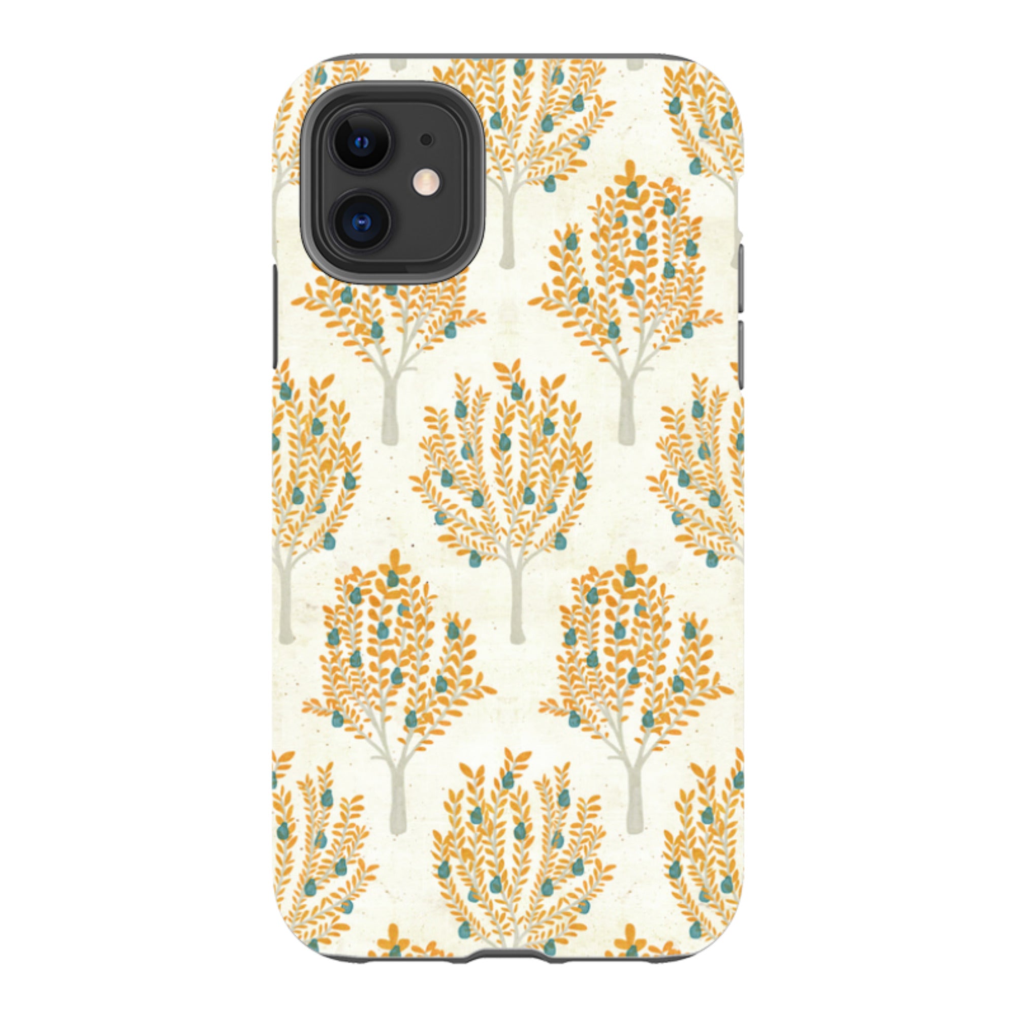 iPhone Tough Case - Pear Trees Cream By Katherine Quinn