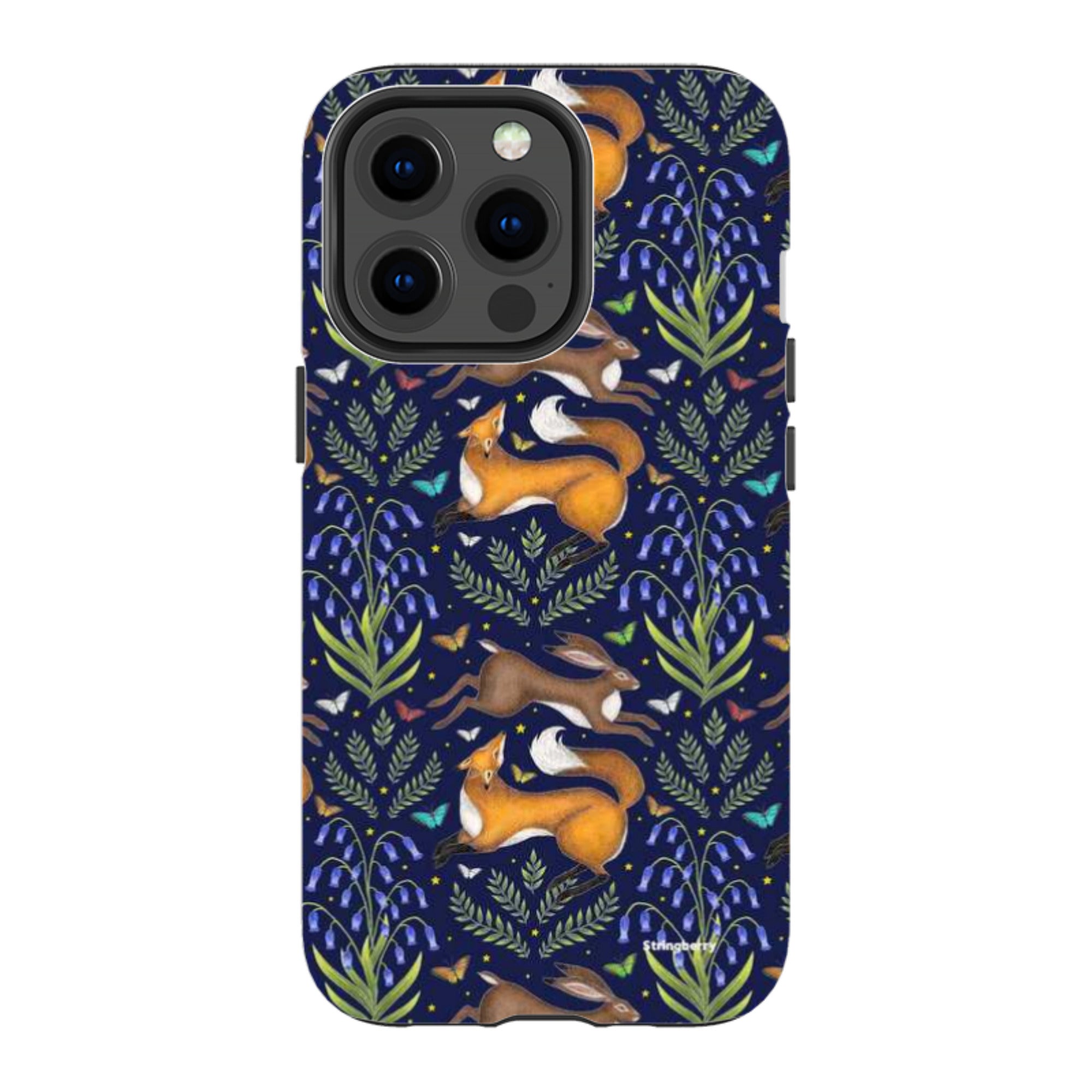 iPhone Tough Case - Fox And Hare By Catherine Rowe