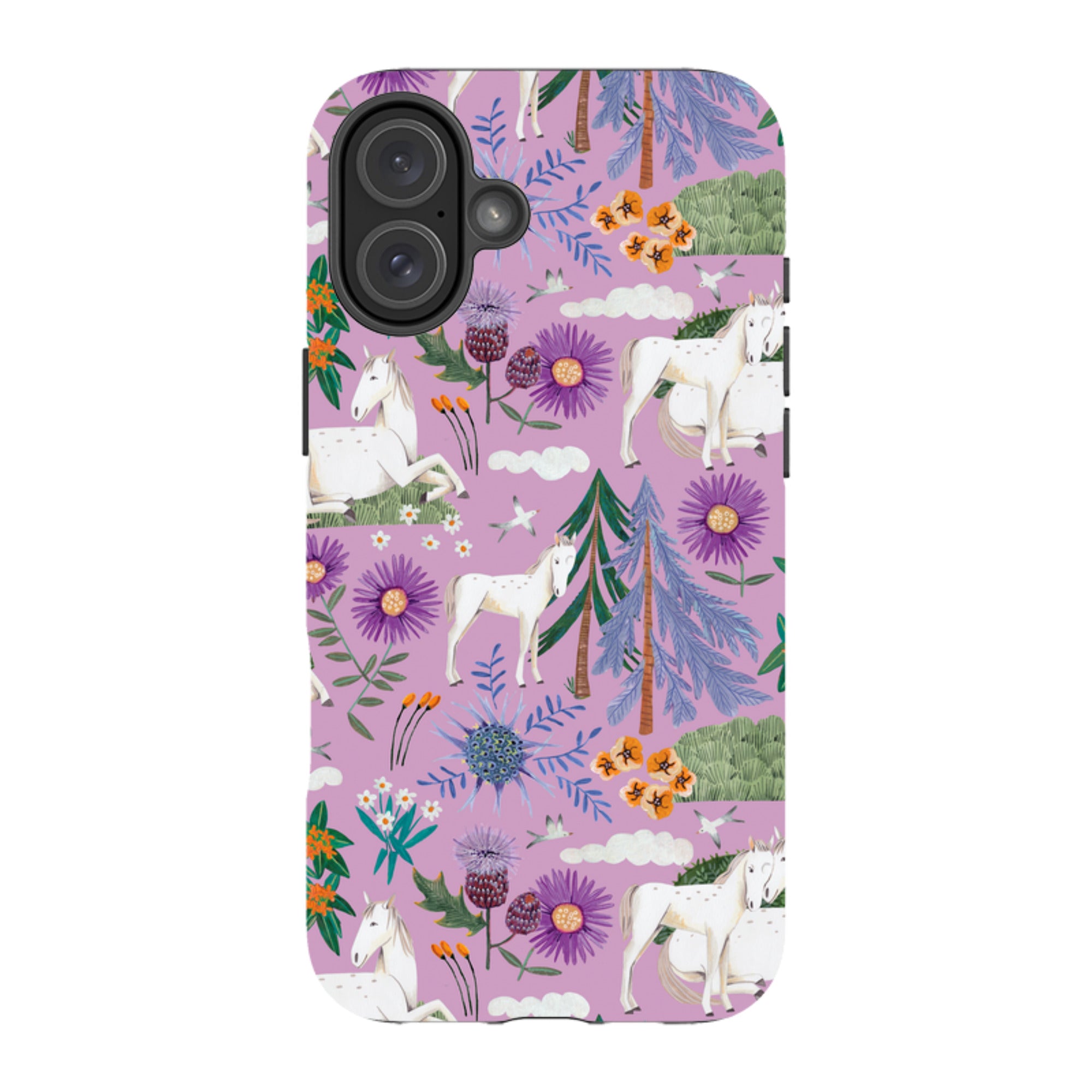 iPhone Tough Case - Horse Pattern II By Caroline Bonne Muller