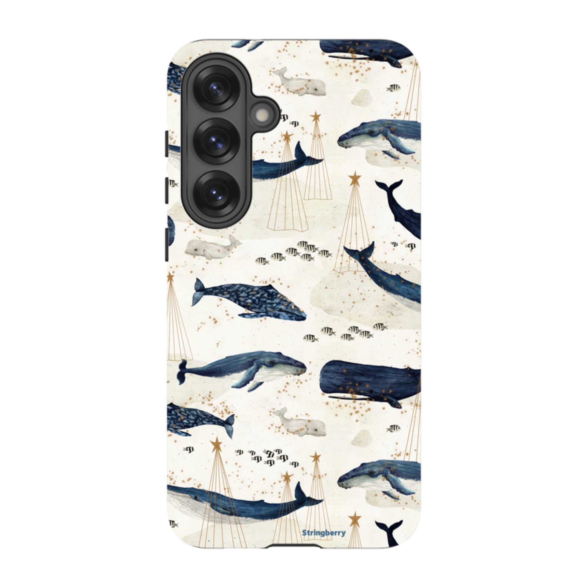 Samsung Tough Case - Christmas Whale III By Katherine Quinn