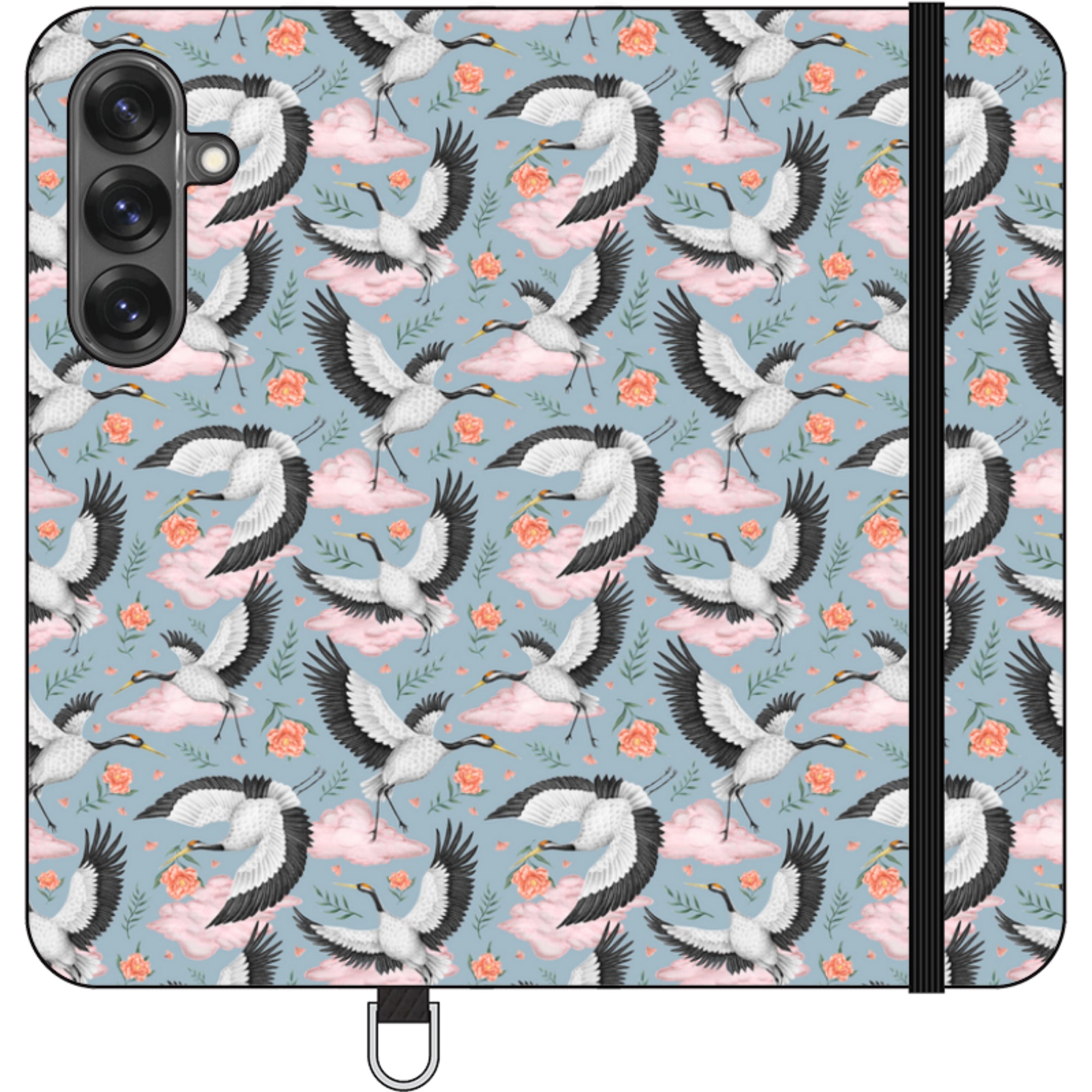 Flight of the Cranes Wallet Case By Catherine Rowe