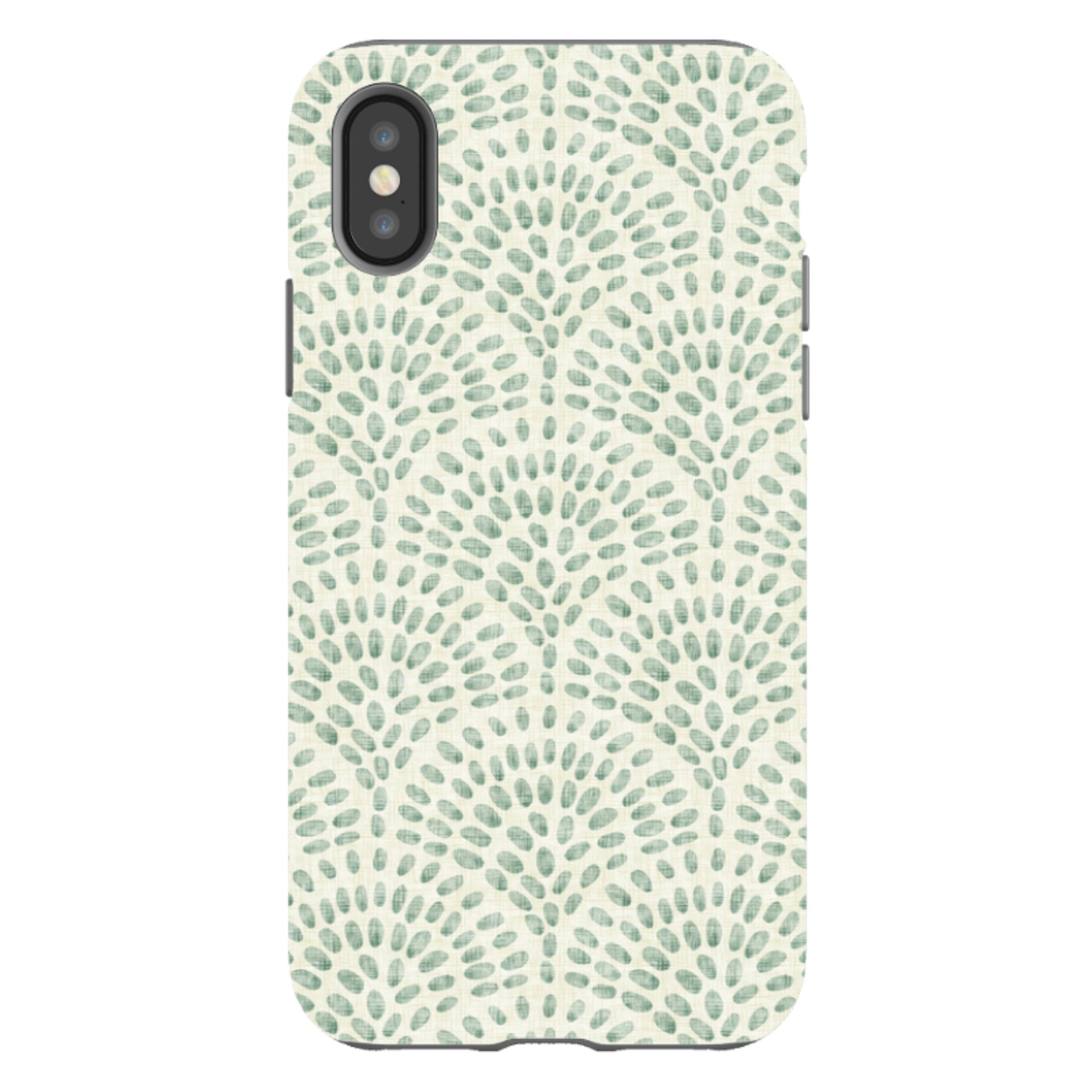 iPhone Tough Case - Scallop - Sage By Katherine Quinn