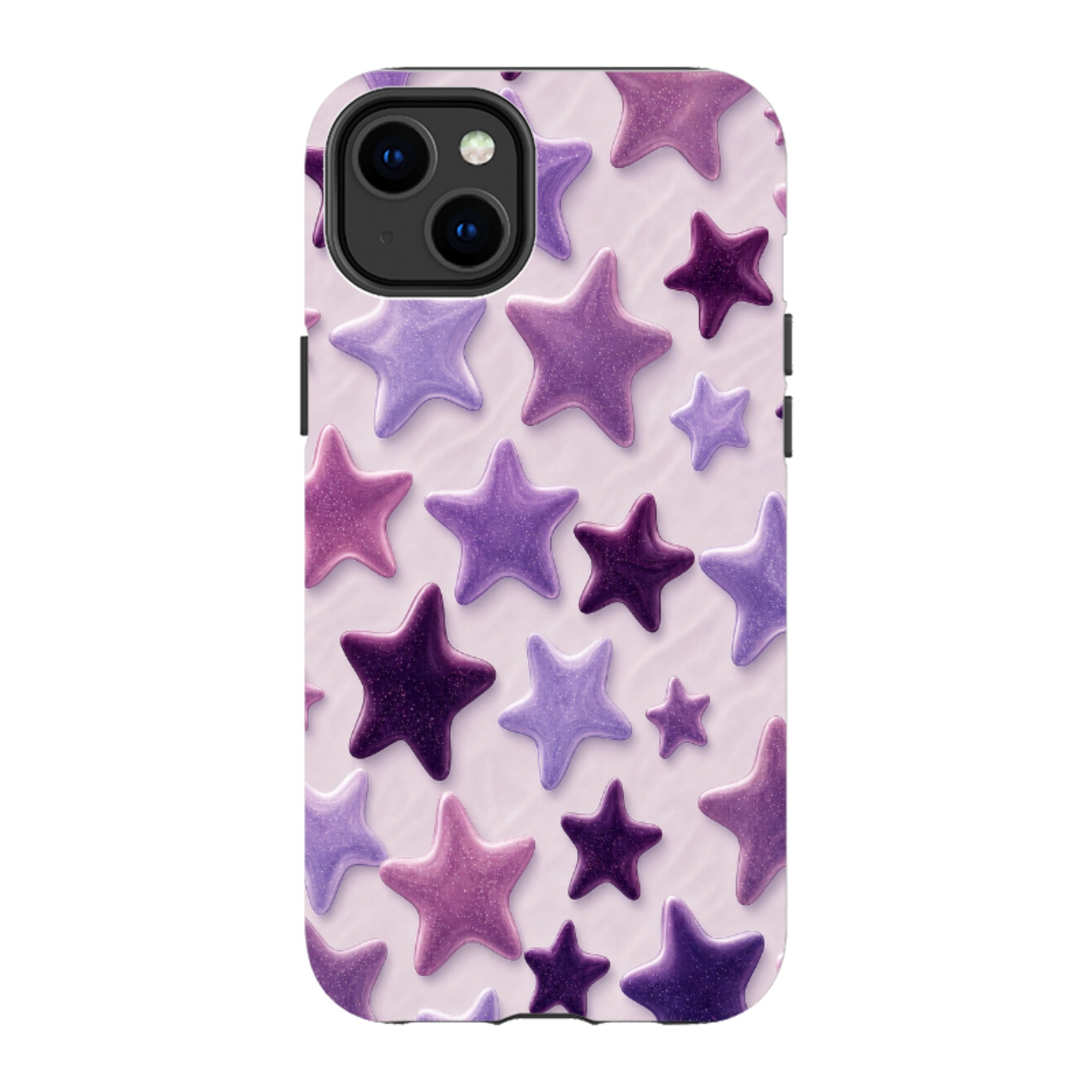 iPhone Tough Case - Lavender Purple Star