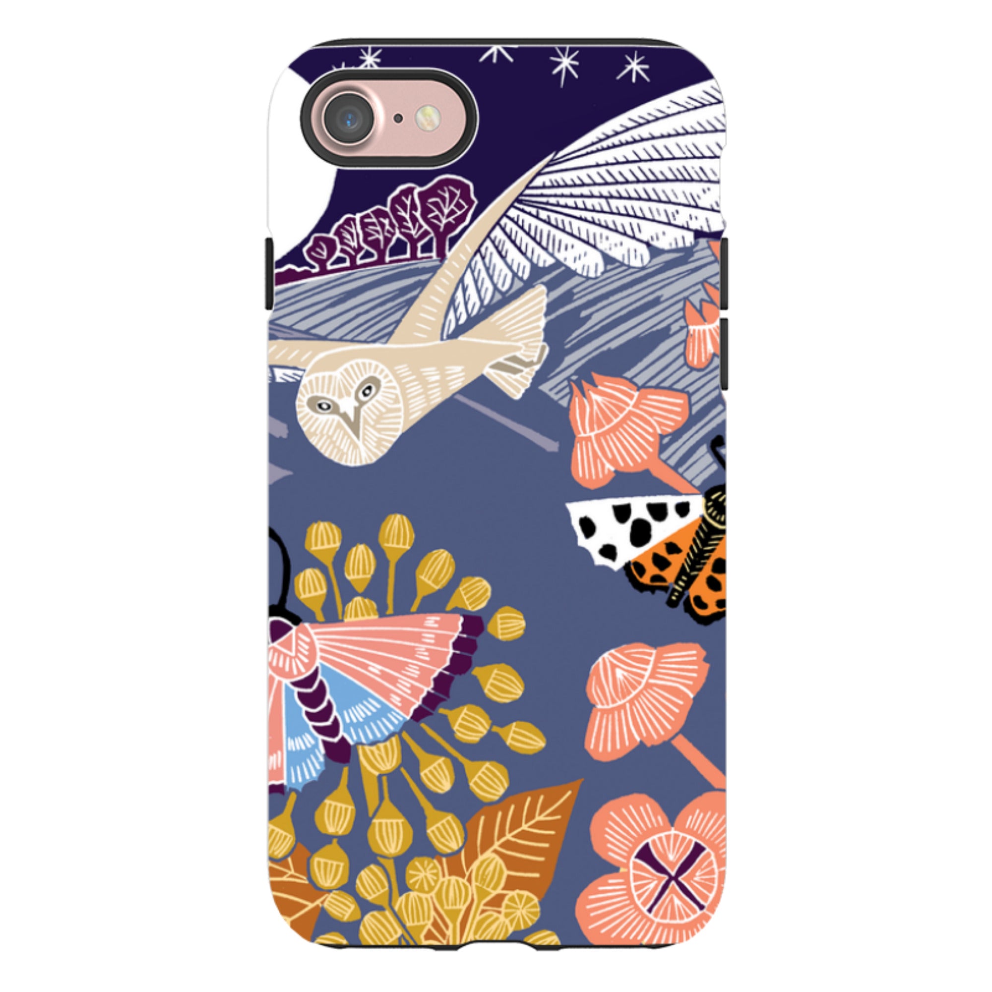 iPhone Tough Case - Evening Barn Owl By Kate Heiss