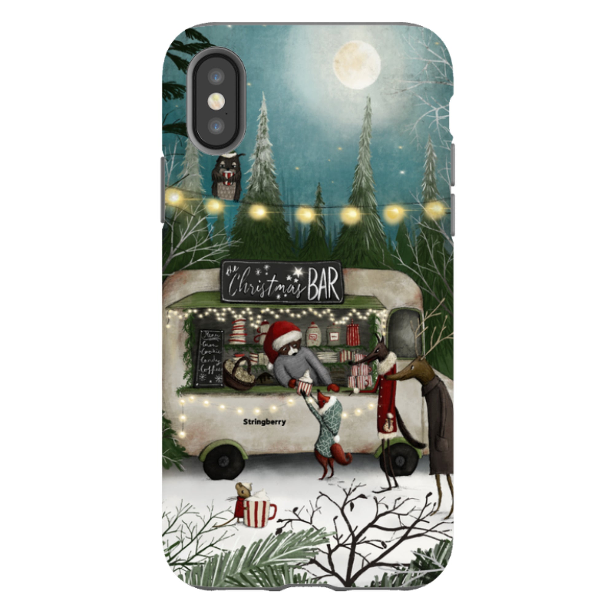 iPhone Tough Case - Christmas Bar By Maja Lindberg