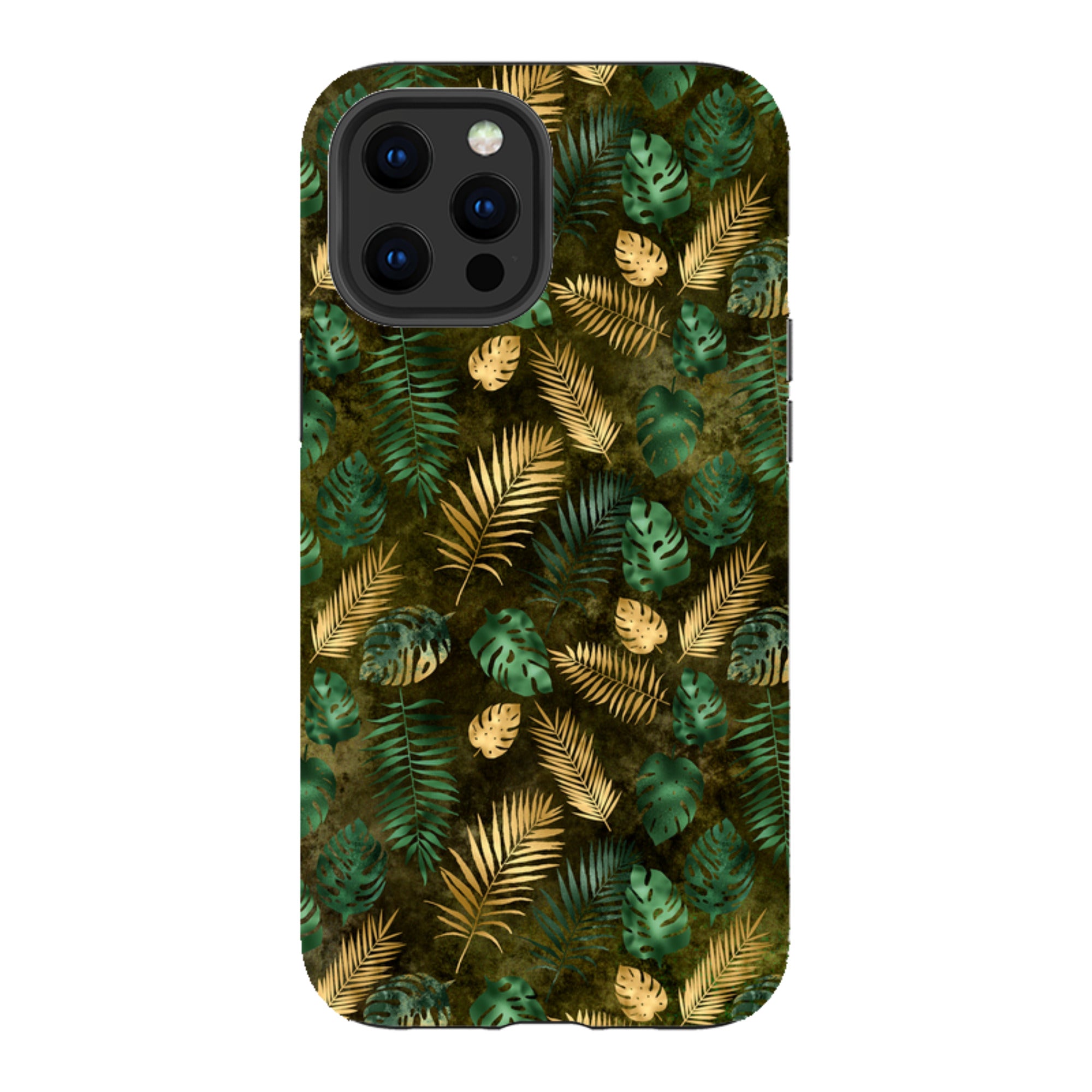iPhone Tough Case - Feather Greens