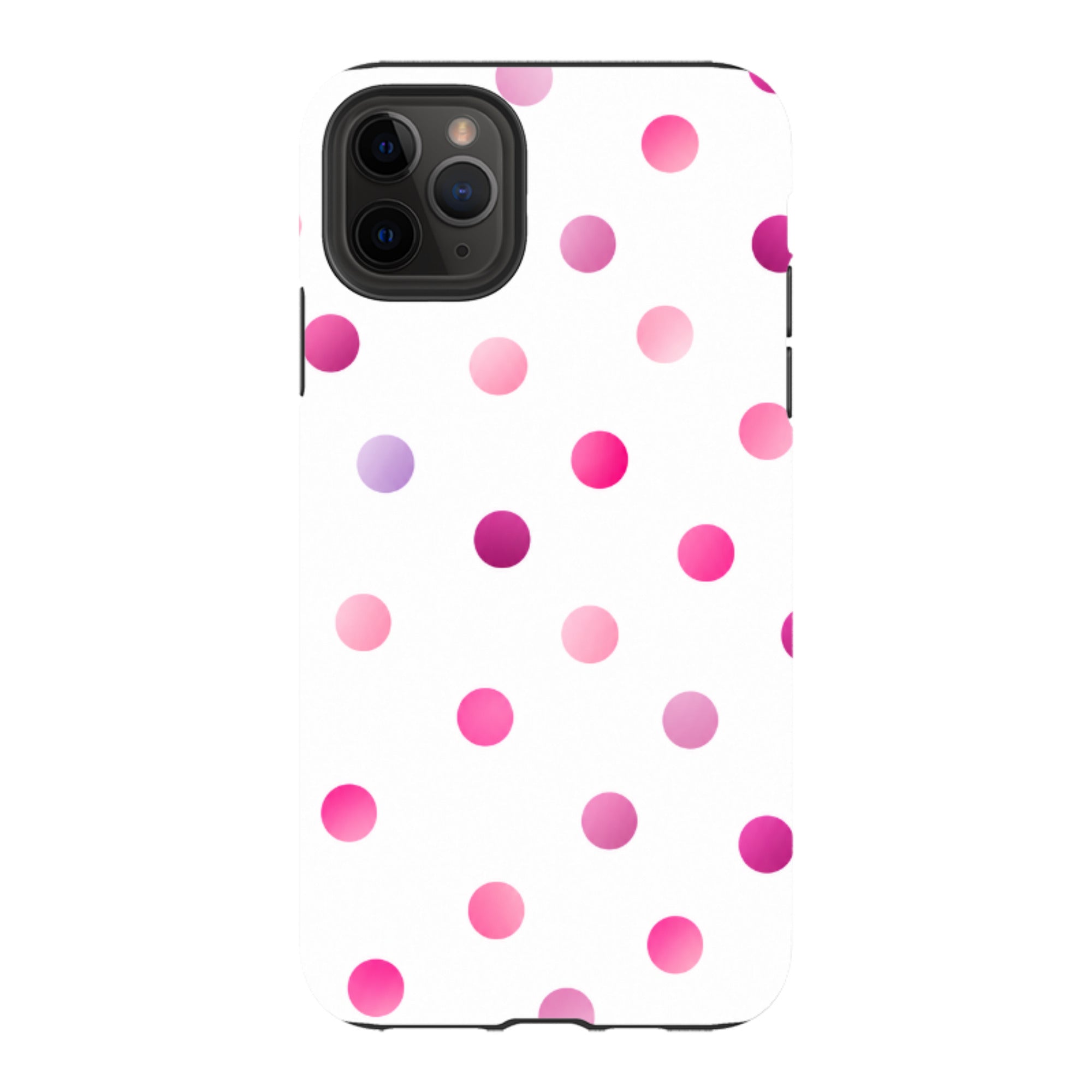 iPhone Tough Case - Pink Polka Dot