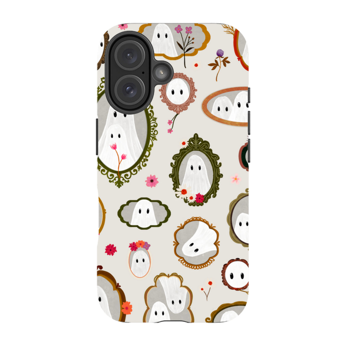 iPhone Tough Case - Framed Ghosts - Stone By Katherine Quinn