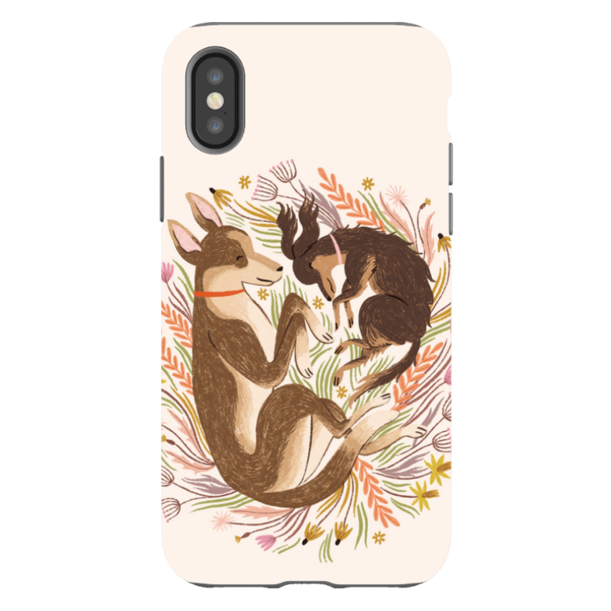 iPhone Tough Case - No Better Dream (Dogs) By Meghann Rader