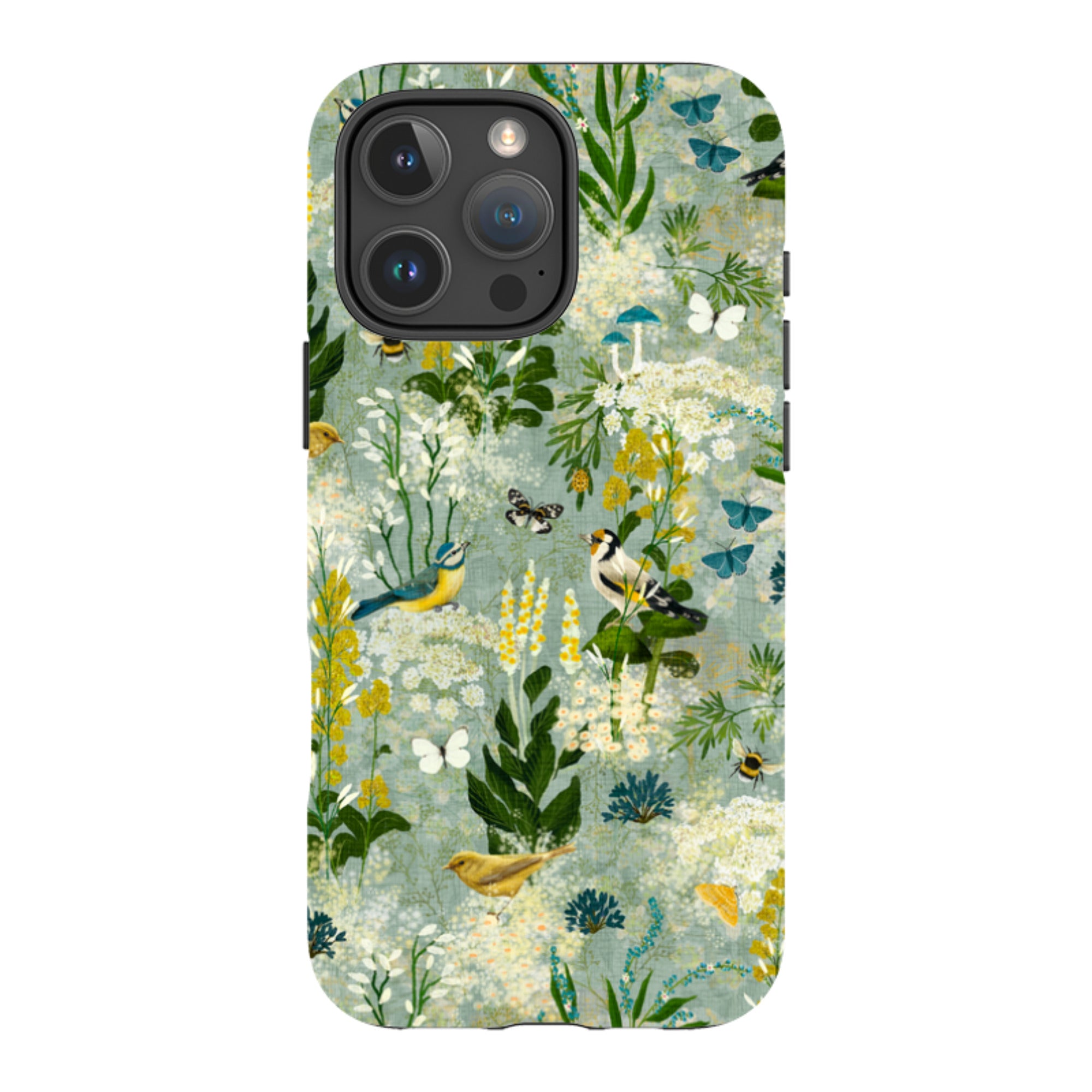 iPhone Tough Case - Song Bird Garden By Katherine Quinn