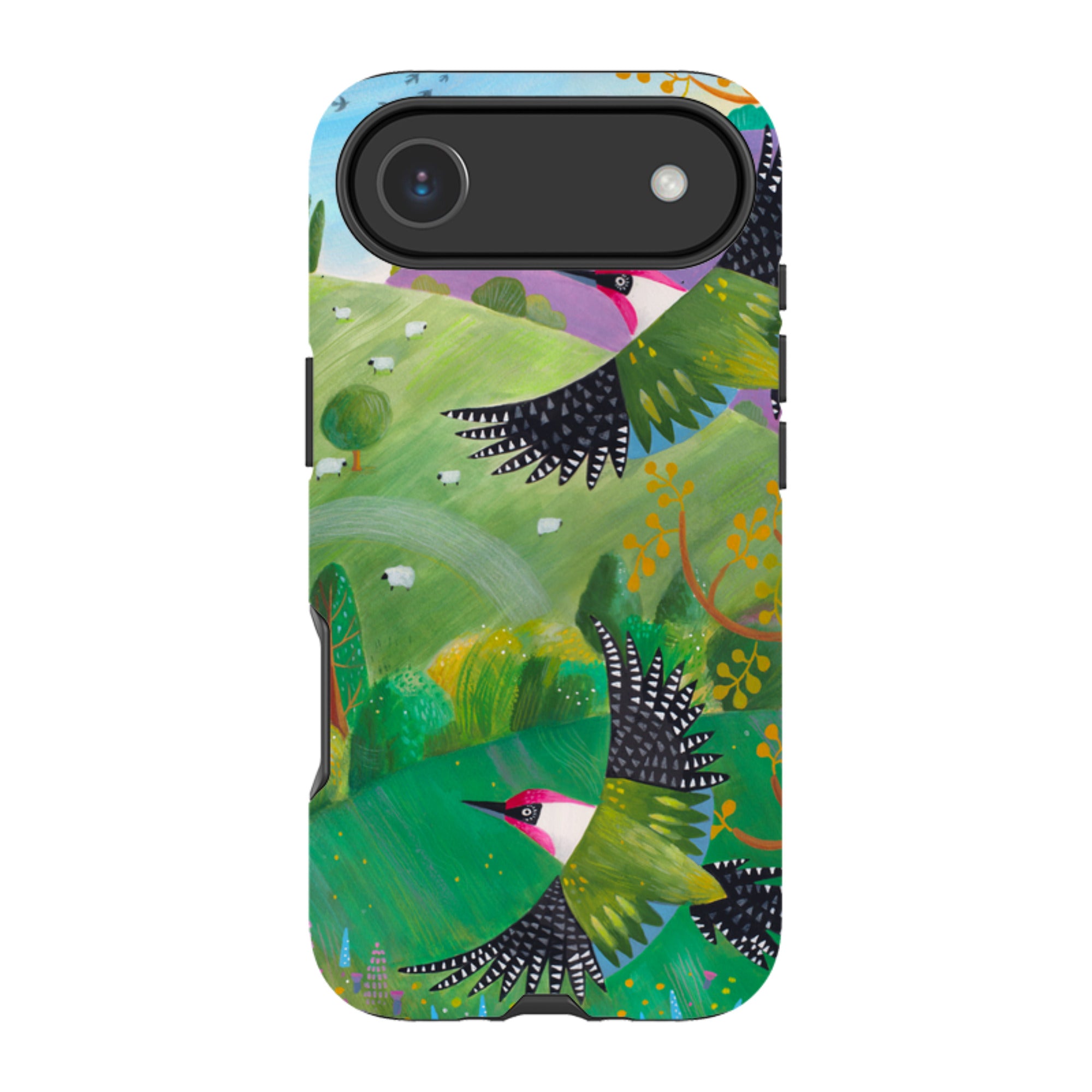 iPhone Tough Case - Woodpeckers By Bex Parkin