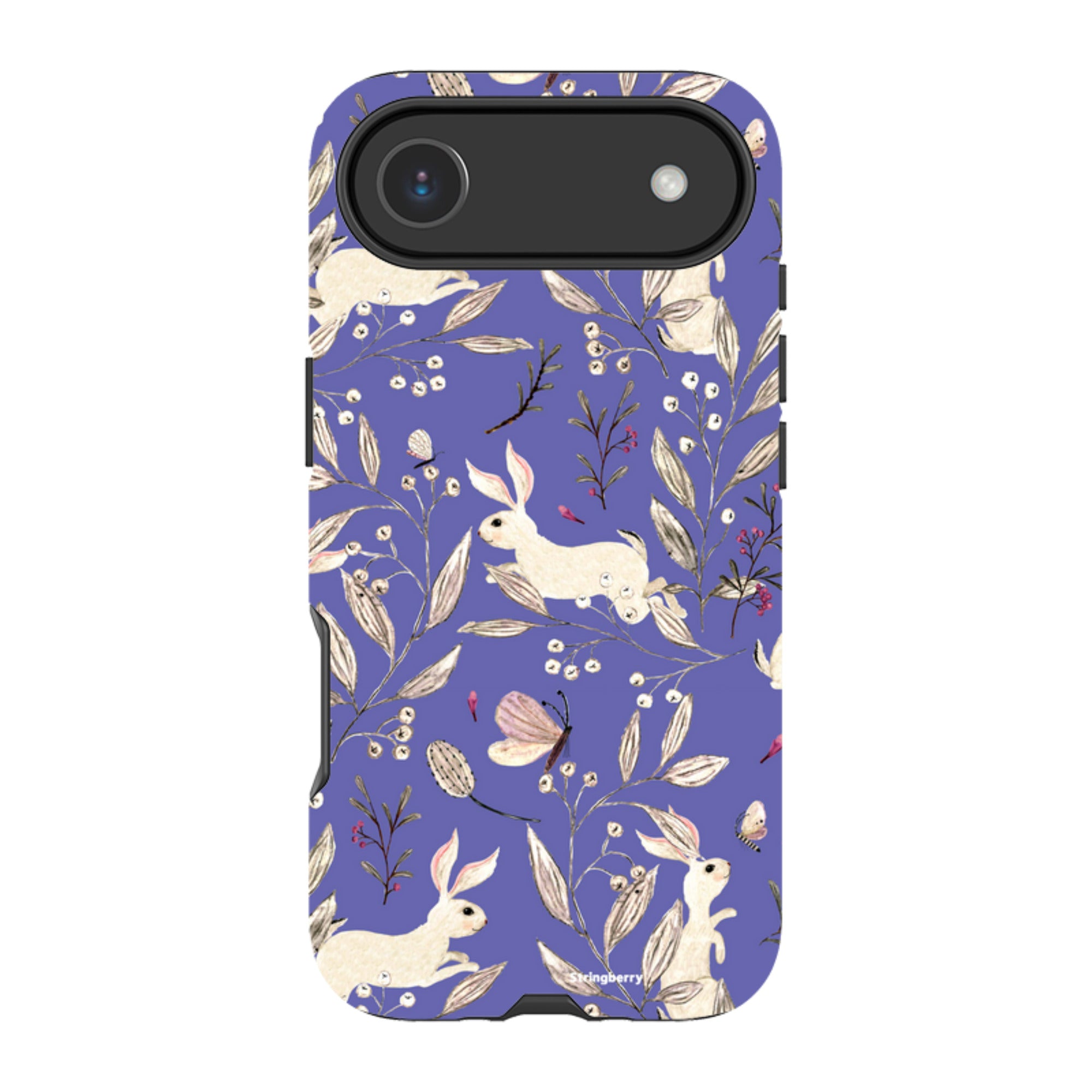 iPhone MagSafe Tough Case - Bunnies Periwinkle By Katherine Quinn