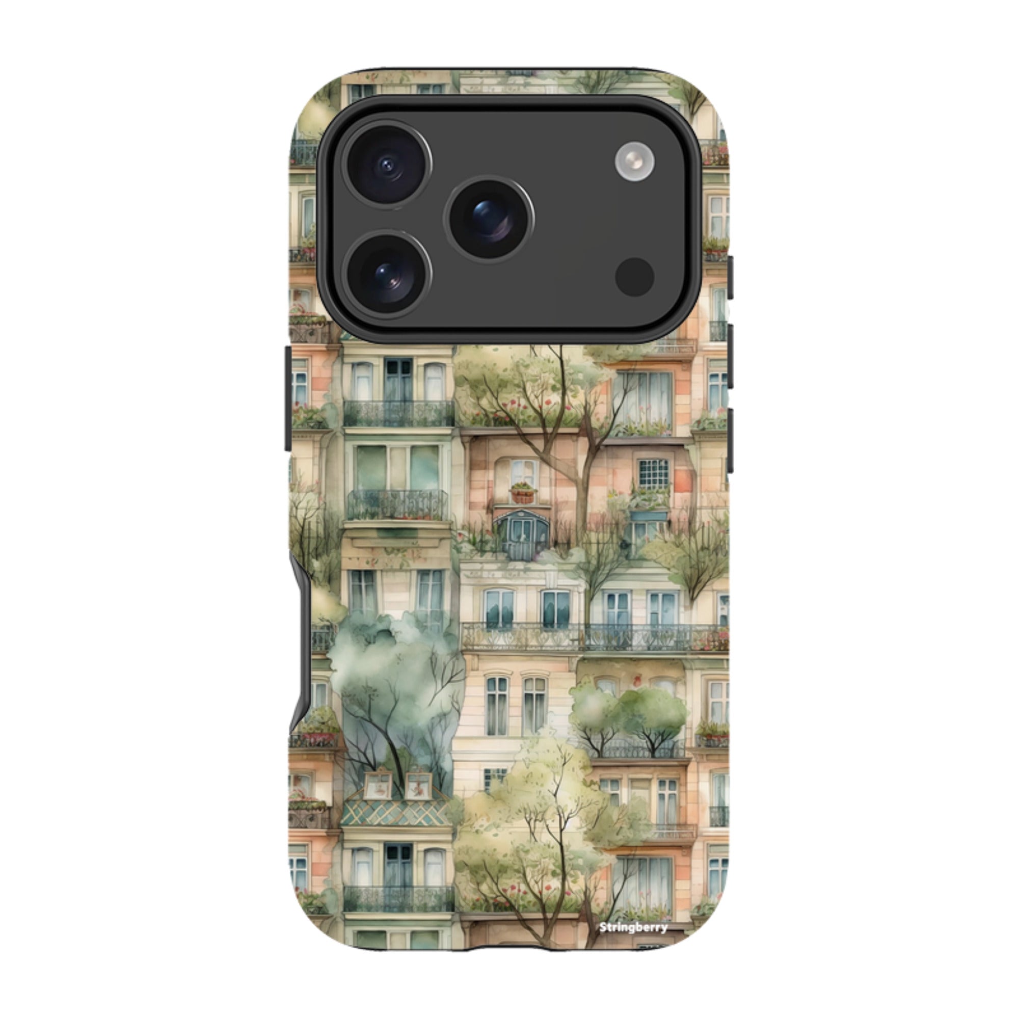 iPhone Tough Case - Montmartre Houses