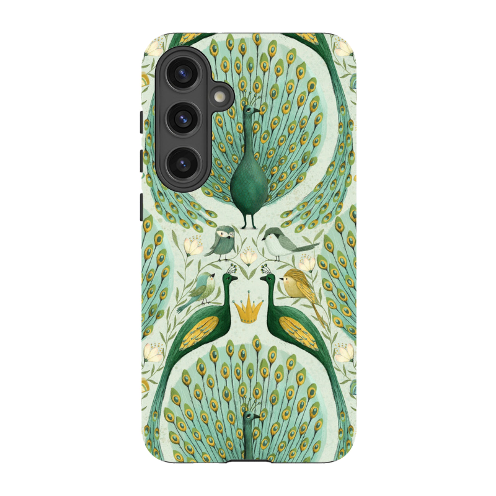 Samsung Tough Case - Peacock Pattern By Maja Lindberg