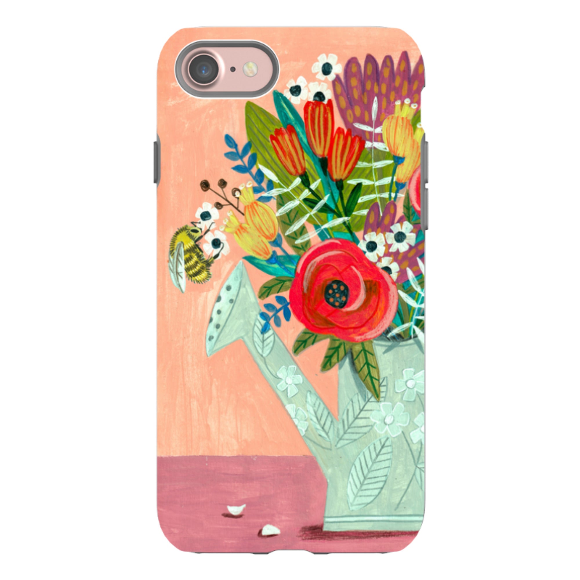 iPhone Tough Case - Watering Can By Caroline Bonne Muller