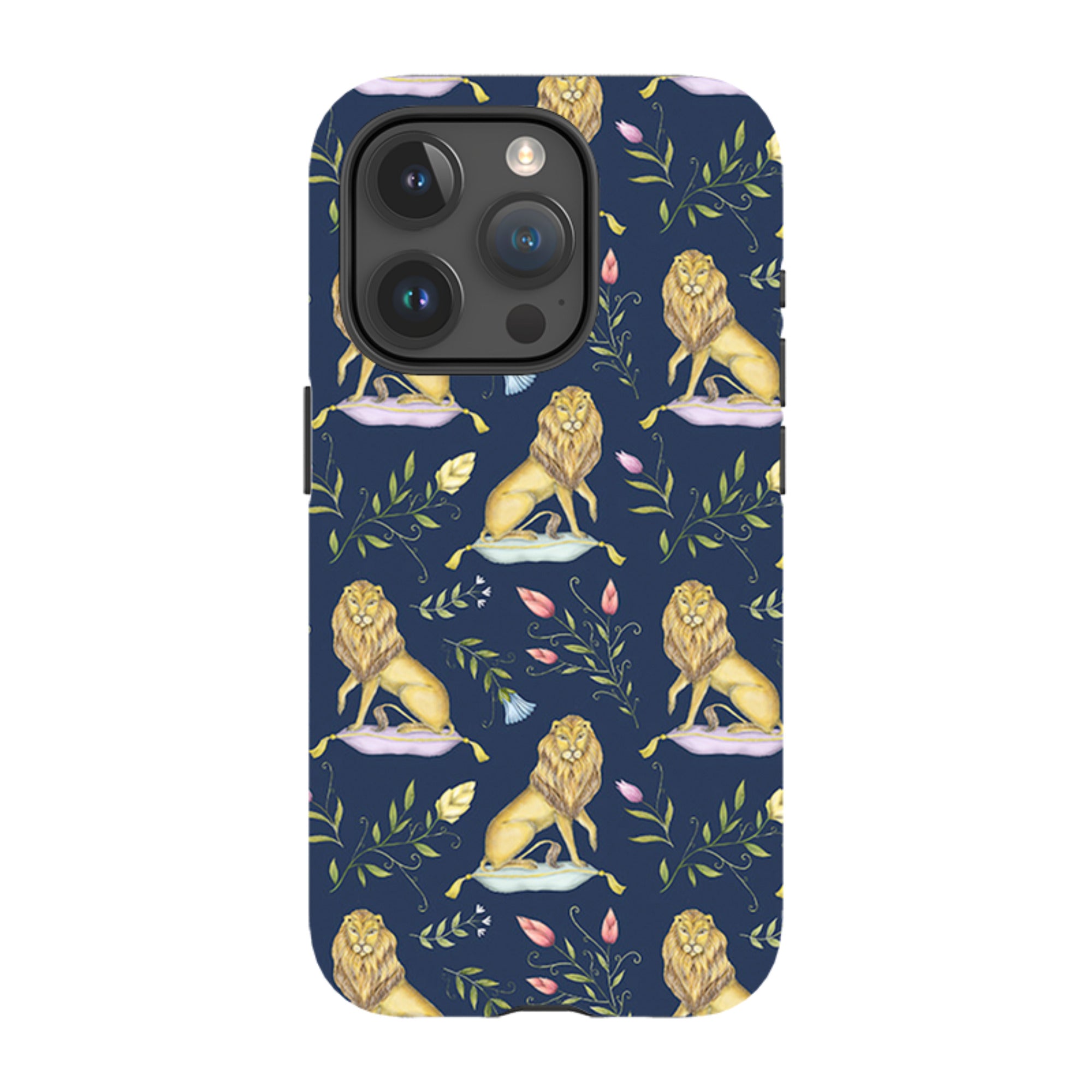 iPhone MagSafe Tough Case -  Leo Et Flores Navy By Catherine Rowe