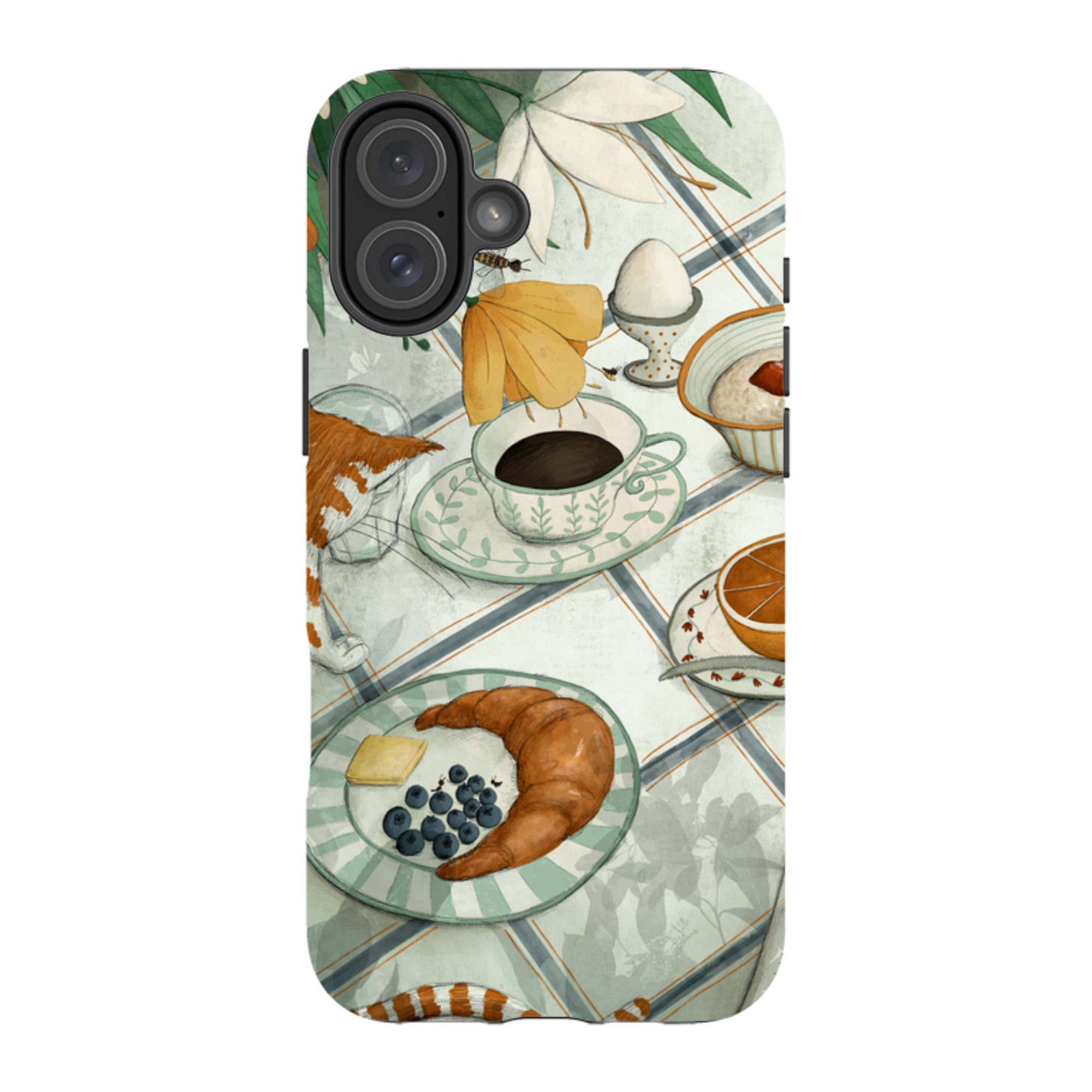 iPhone Tough Case - Hungry Friends By Maja Lindberg