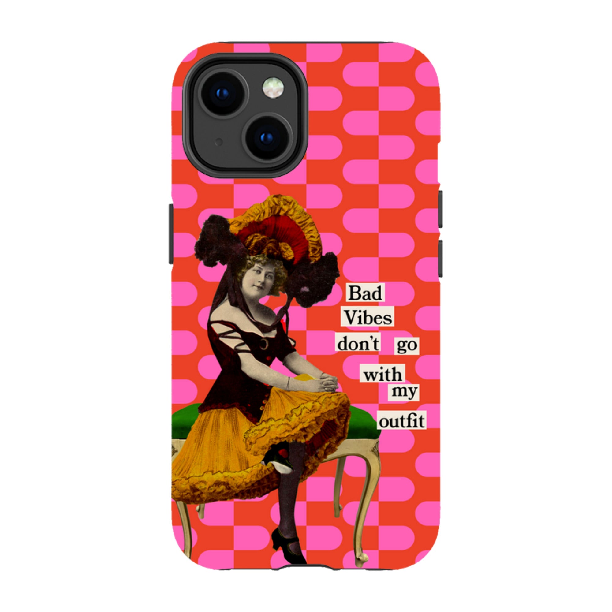 iPhone Tough Case - Bad Vibes By Clare Jordan