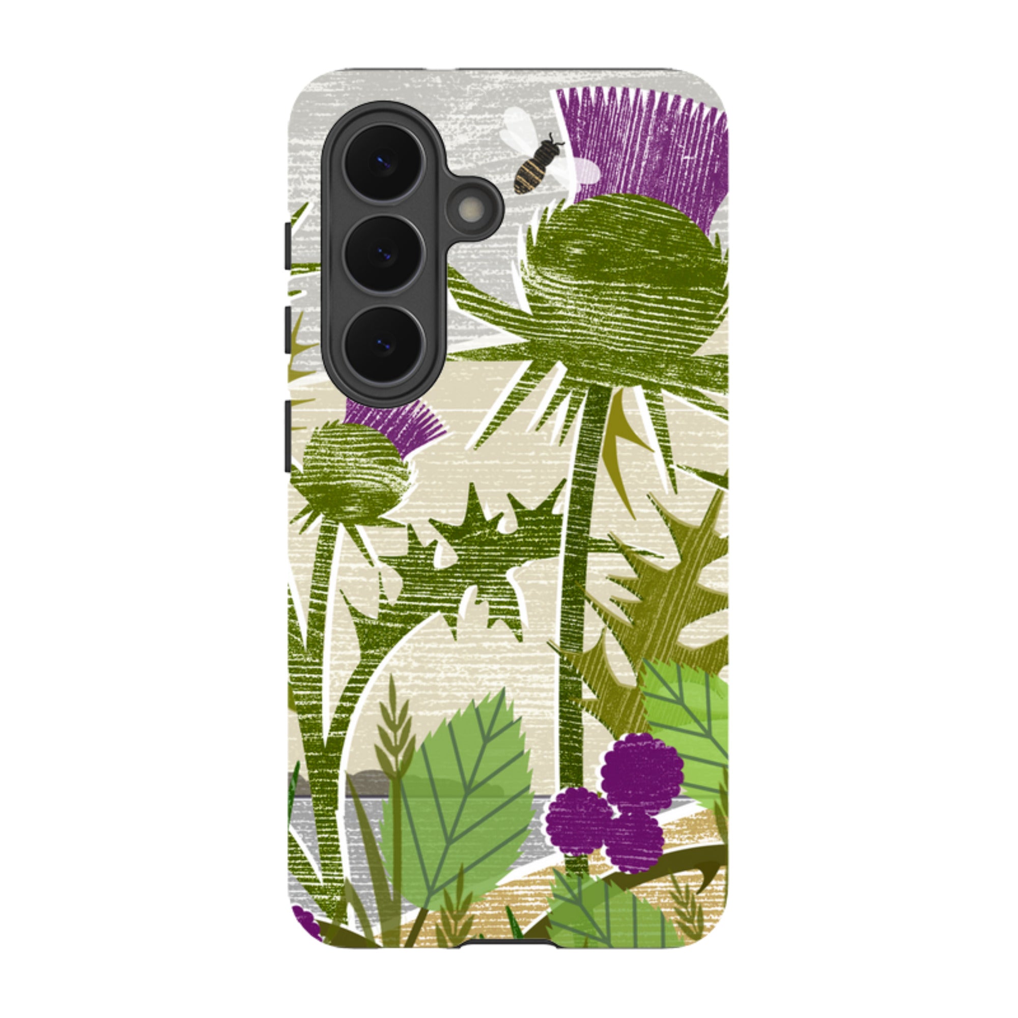 Samsung Tough Case - Purple Thistle By Liane Payne