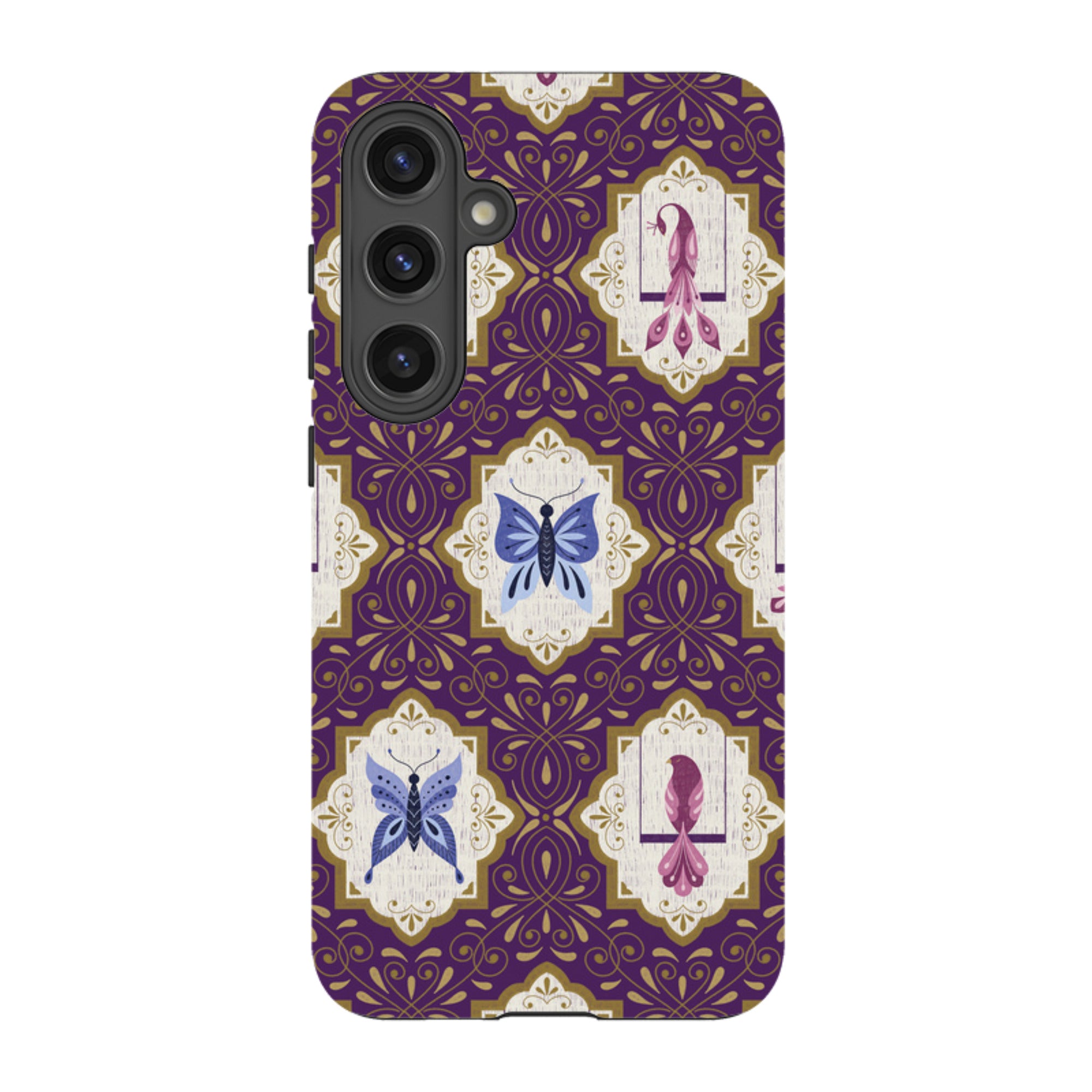Samsung Tough Case - Wingframes Purple By Jenny Zemanek