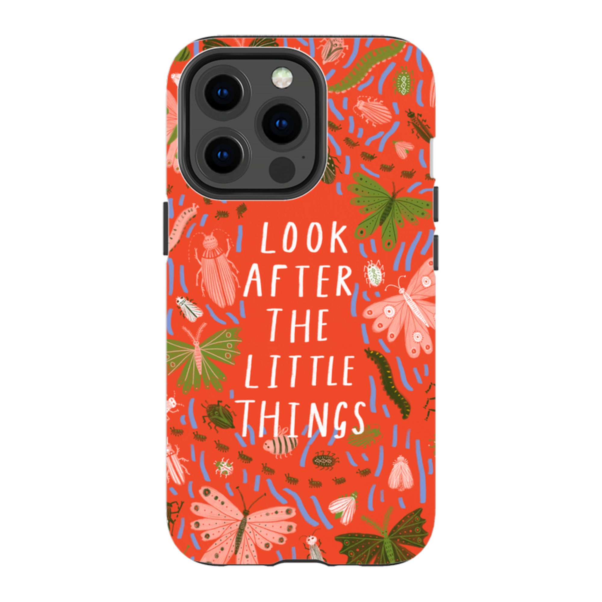 iPhone Tough Case - Little Things Orange By Lee Foster Wilson
