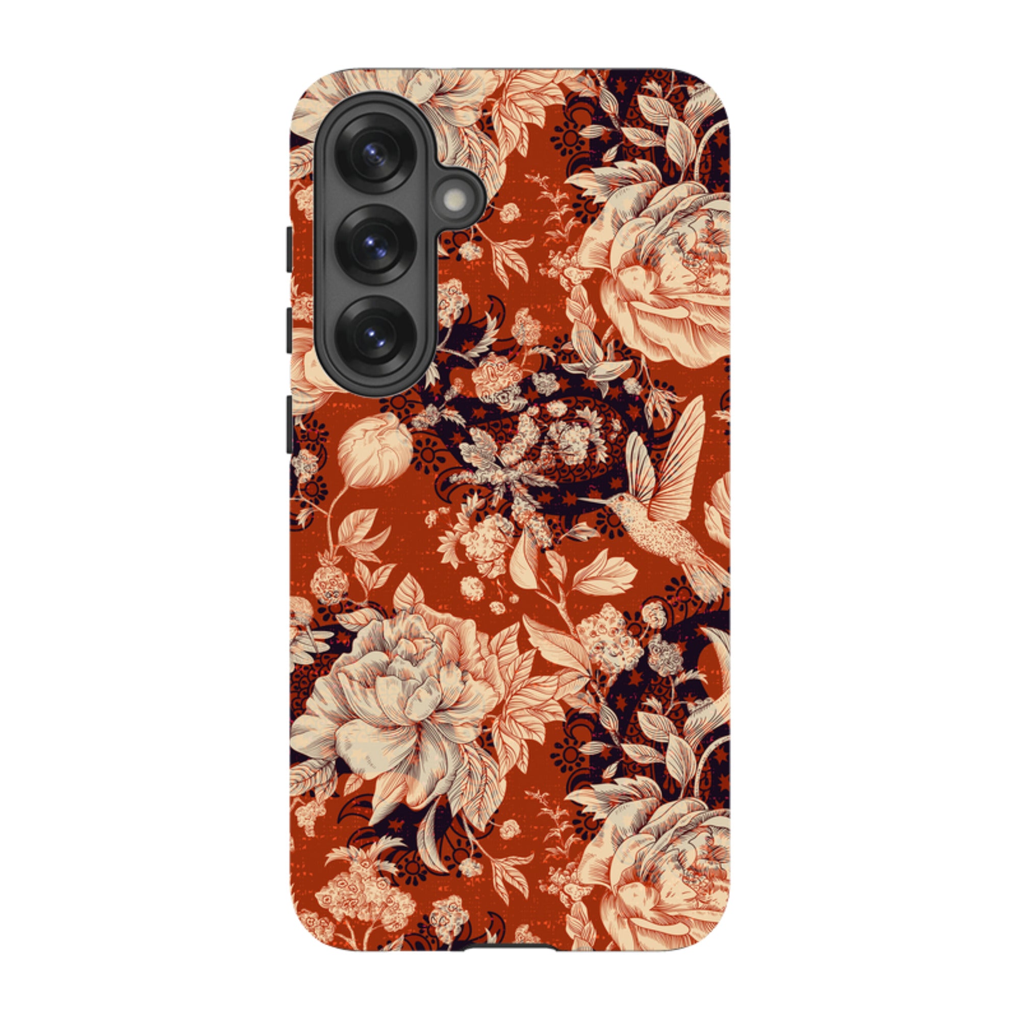 Samsung Tough Case - Brown Peonies