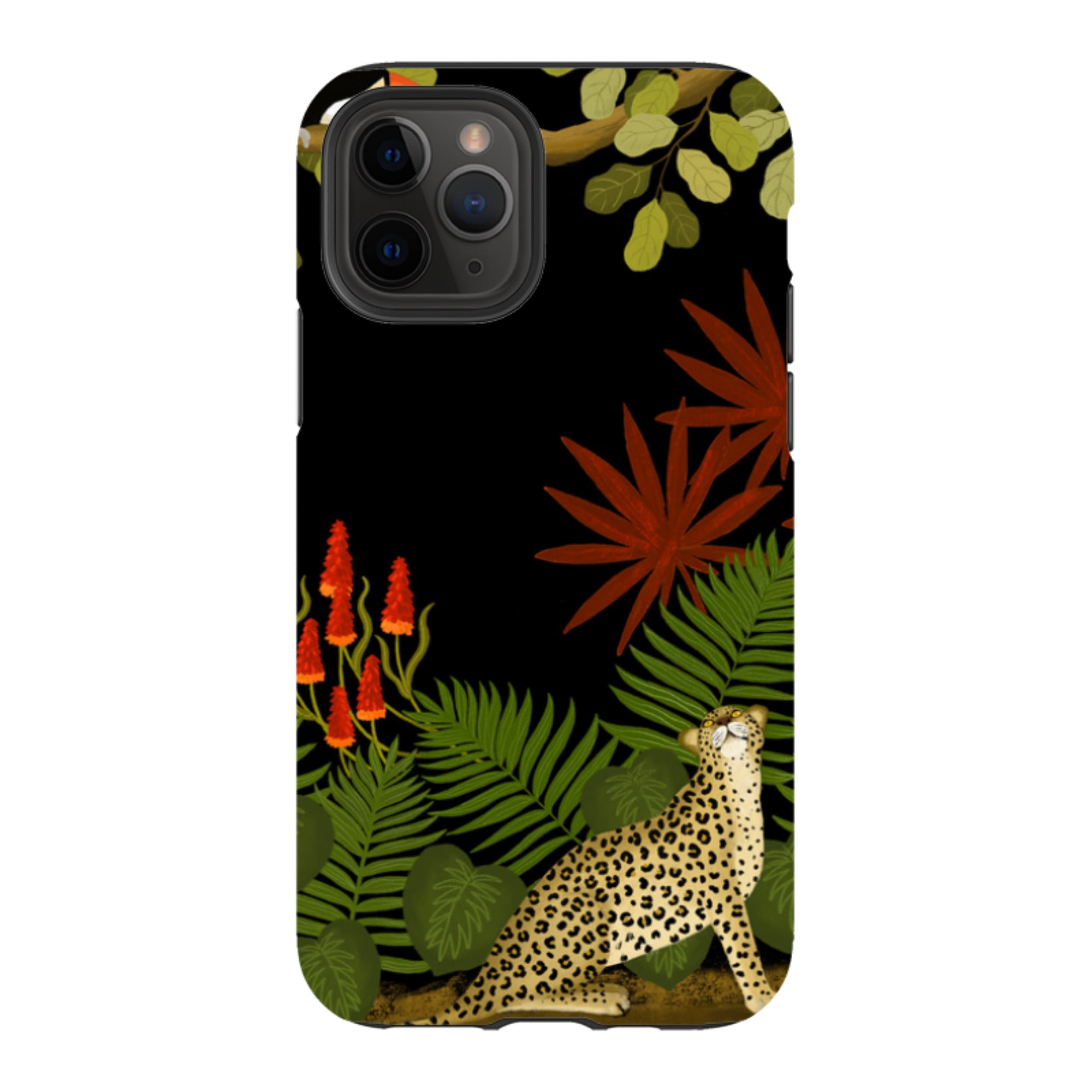 iPhone Tough Case - Toucan Leopard By Bex Parkin