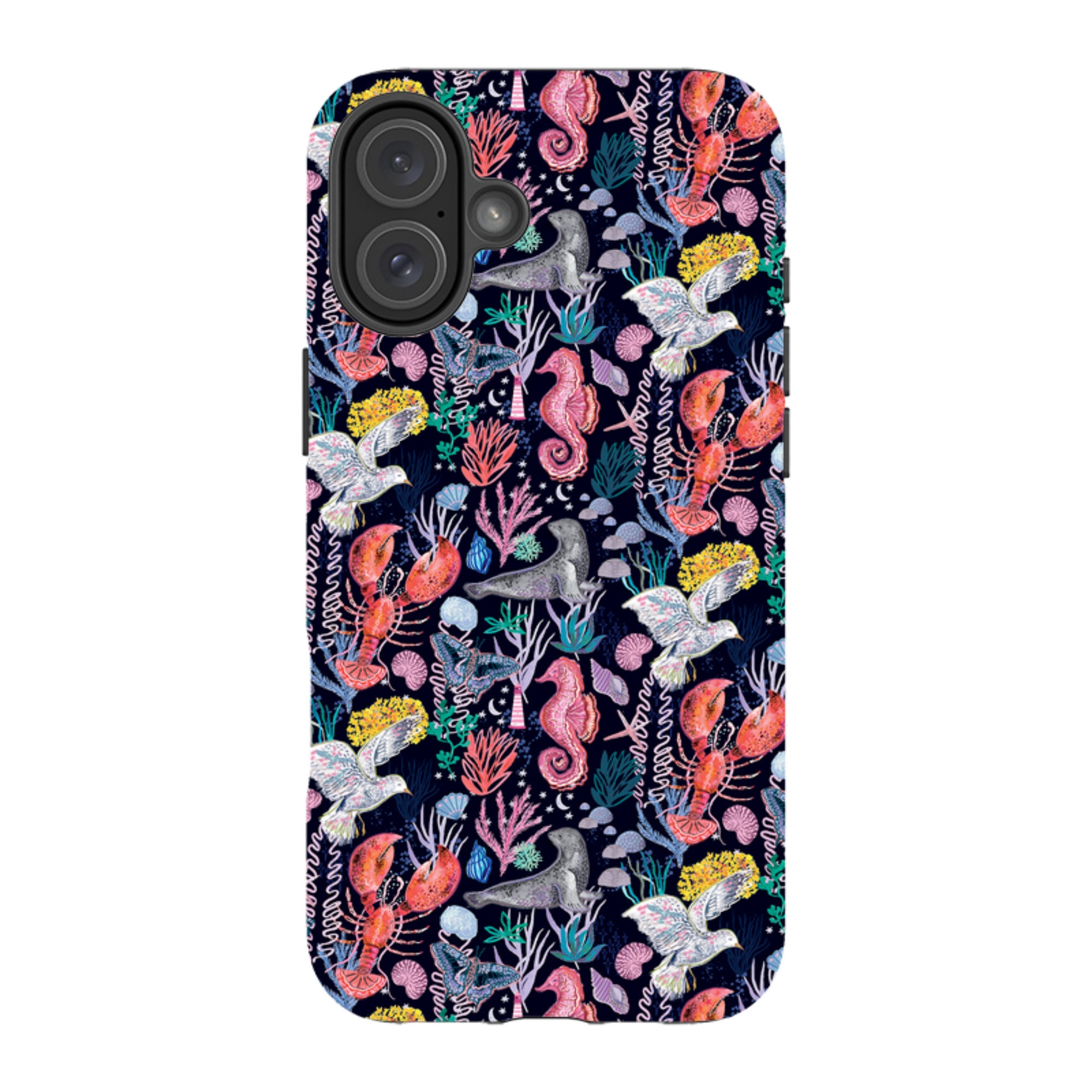 iPhone MagSafe Tough Case - Coastline Pattern A By Emma Frances Grant