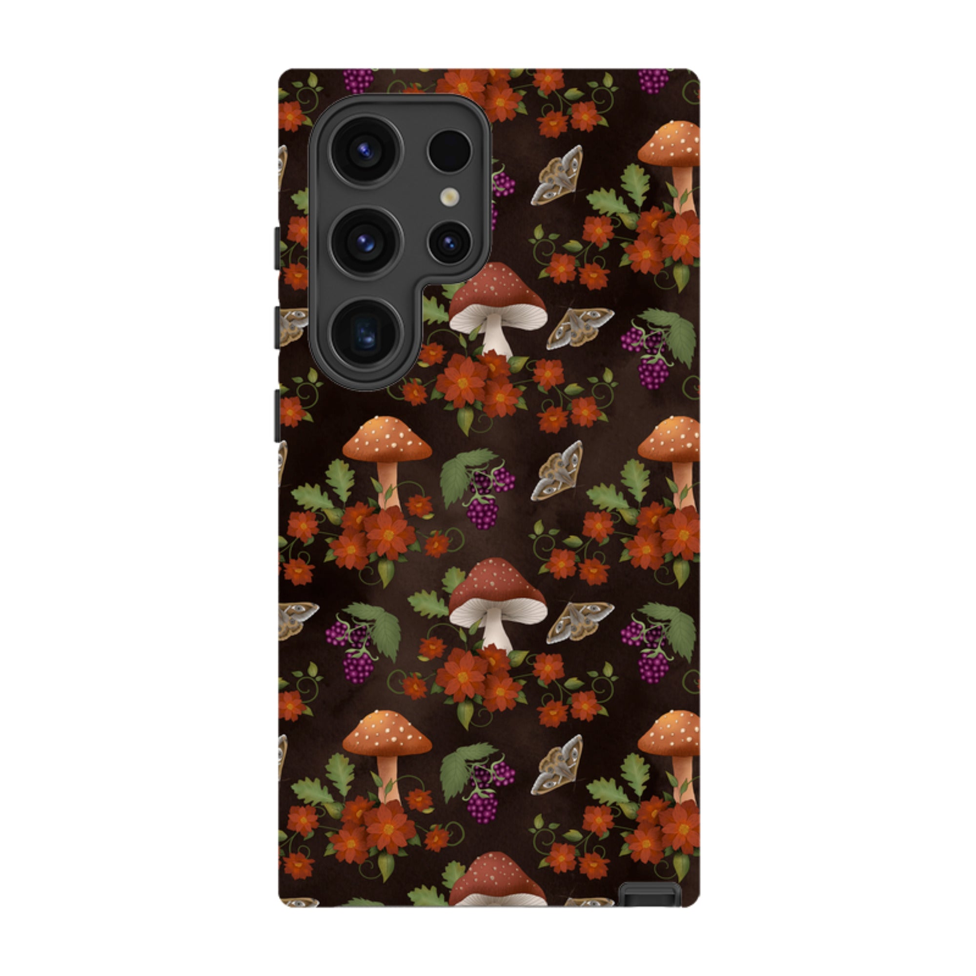 Samsung Tough Case -Mushroom Floral